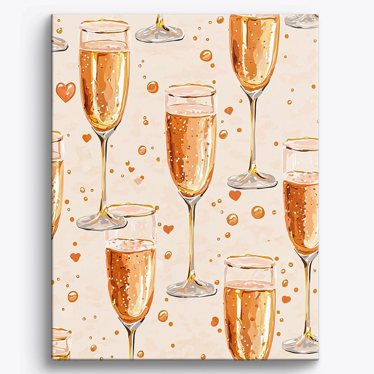 Craftoria DIY Paint by Numbers Kit for Adults and Kids, Luxe Bubbly ...