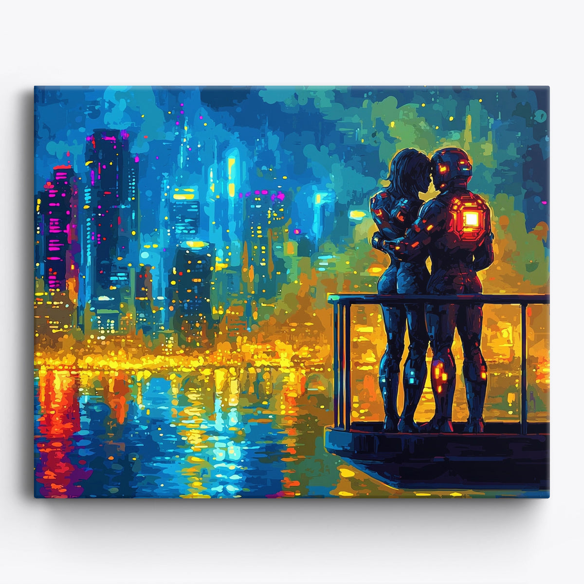 Craftoria DIY Paint by Numbers Kit for Adults and Kids, City Lights ...