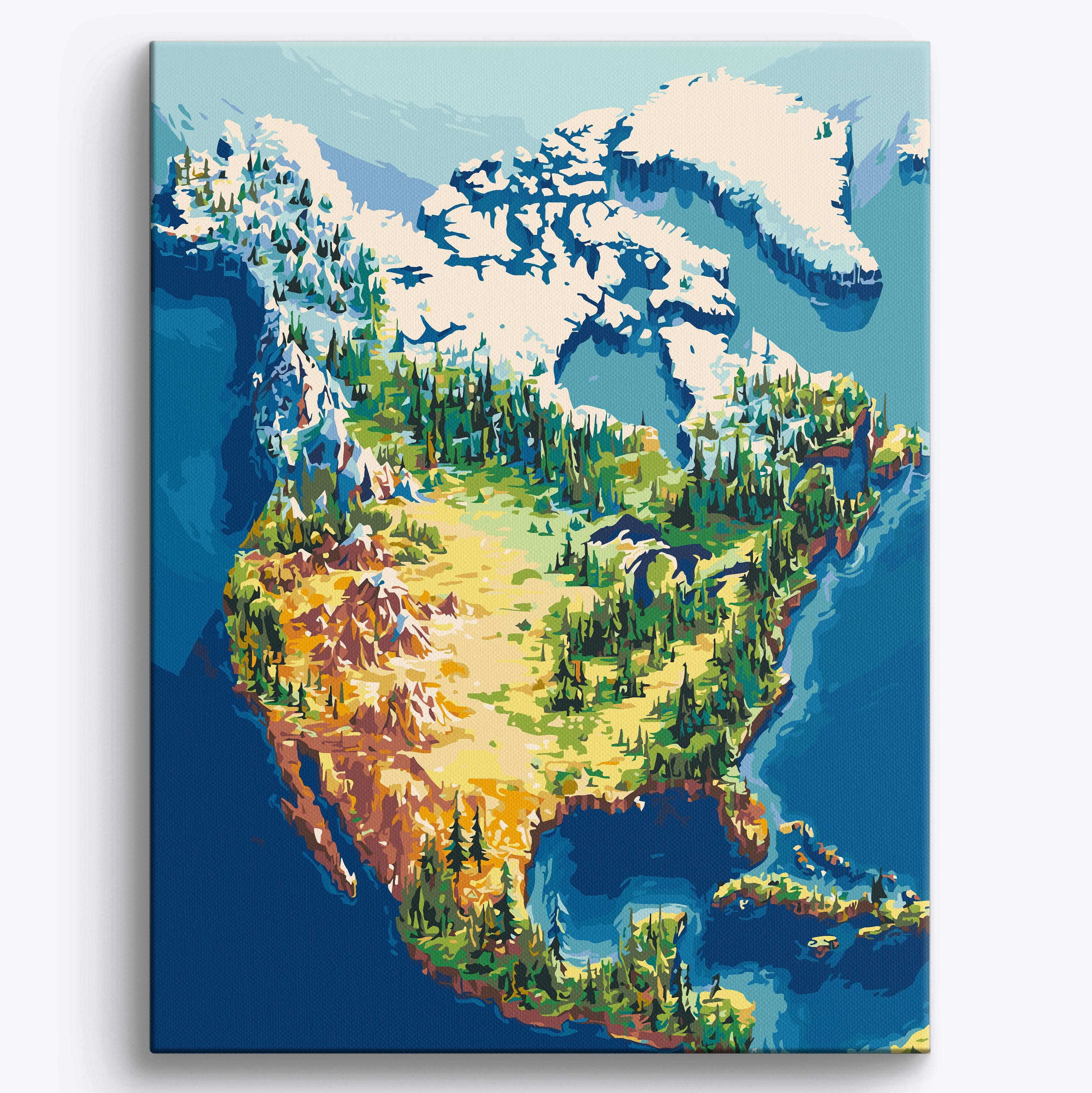 Flourishing United States No Frame / 40x50cm