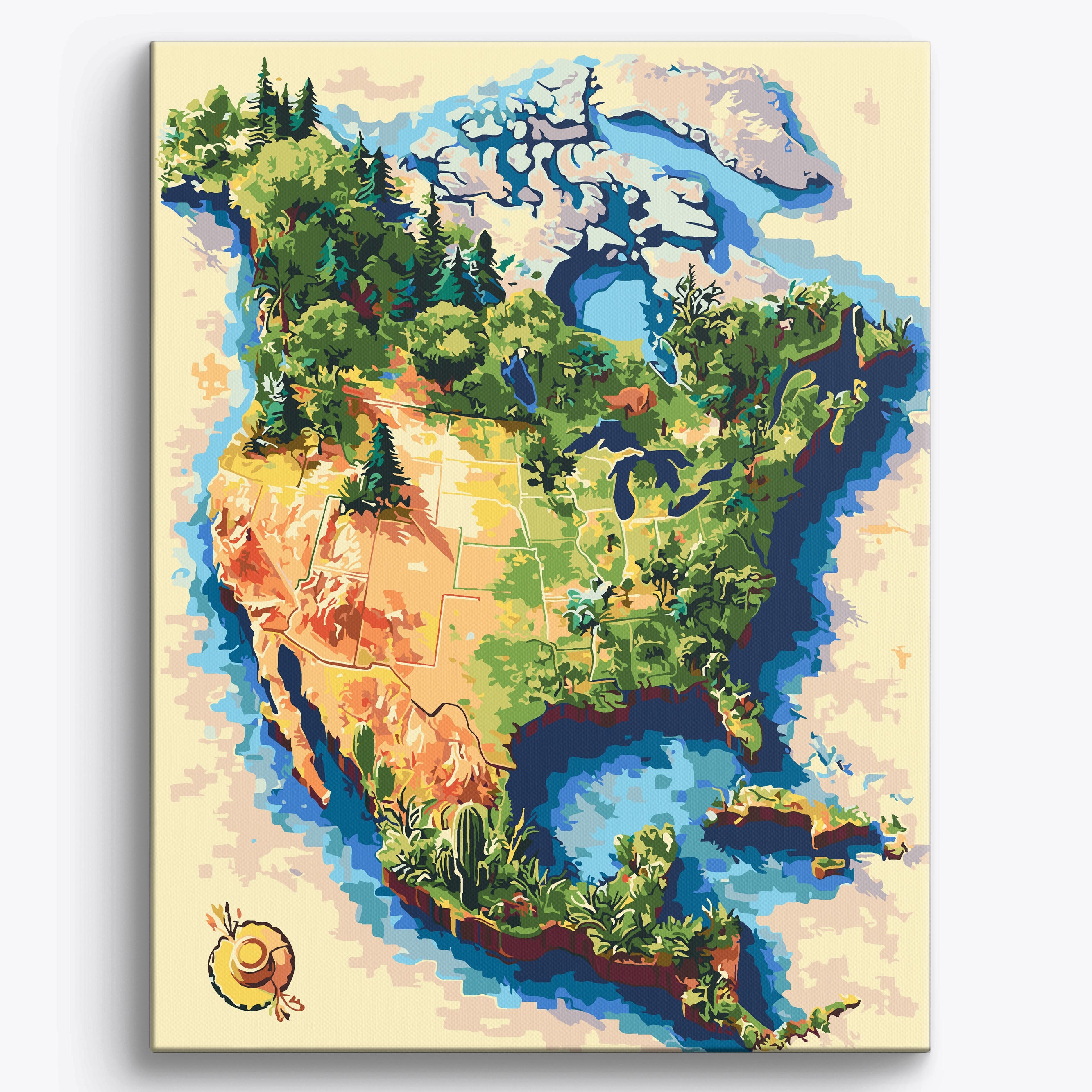 Legendary United States No Frame / 40x50cm