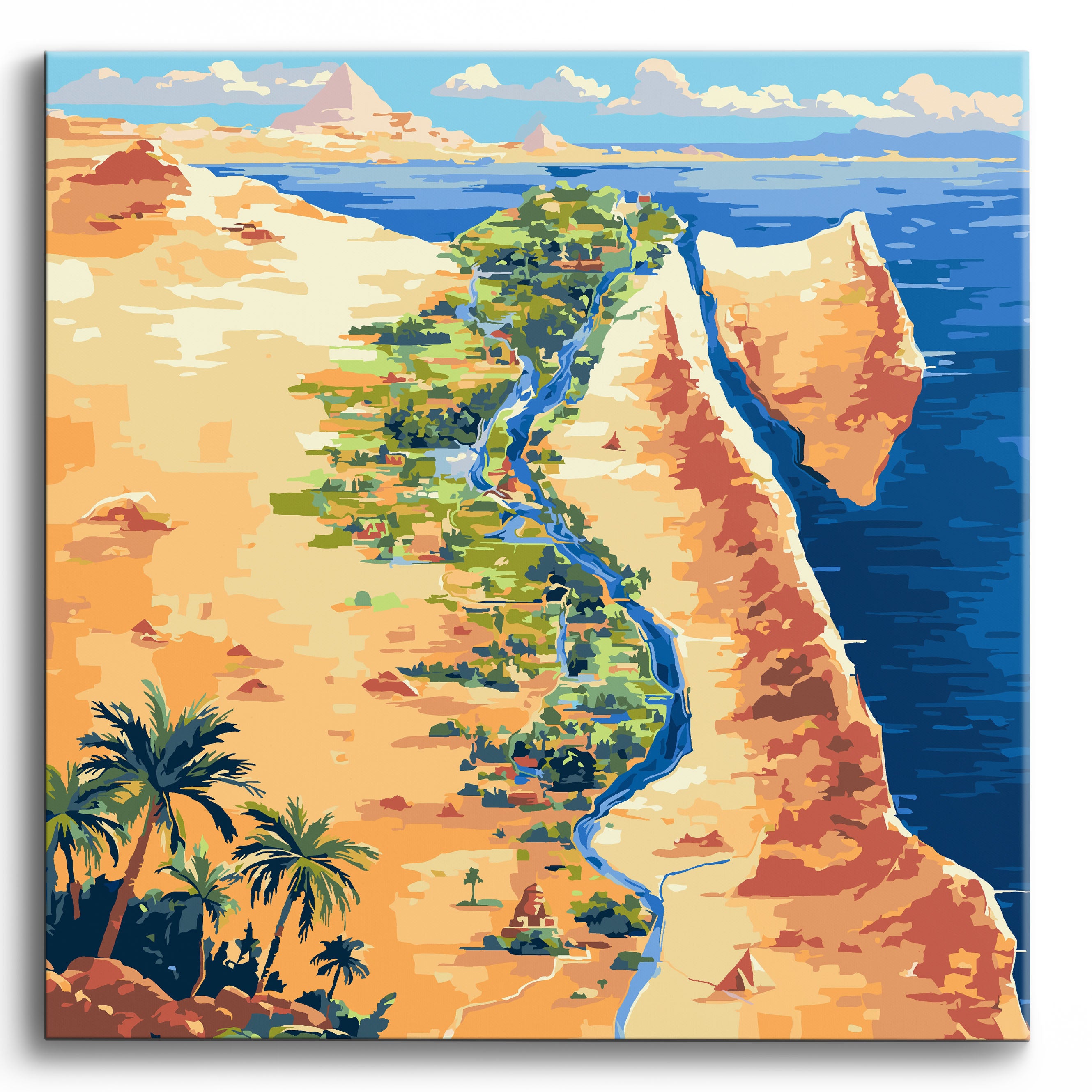 Timeless Egypt No Frame / 40x40cm