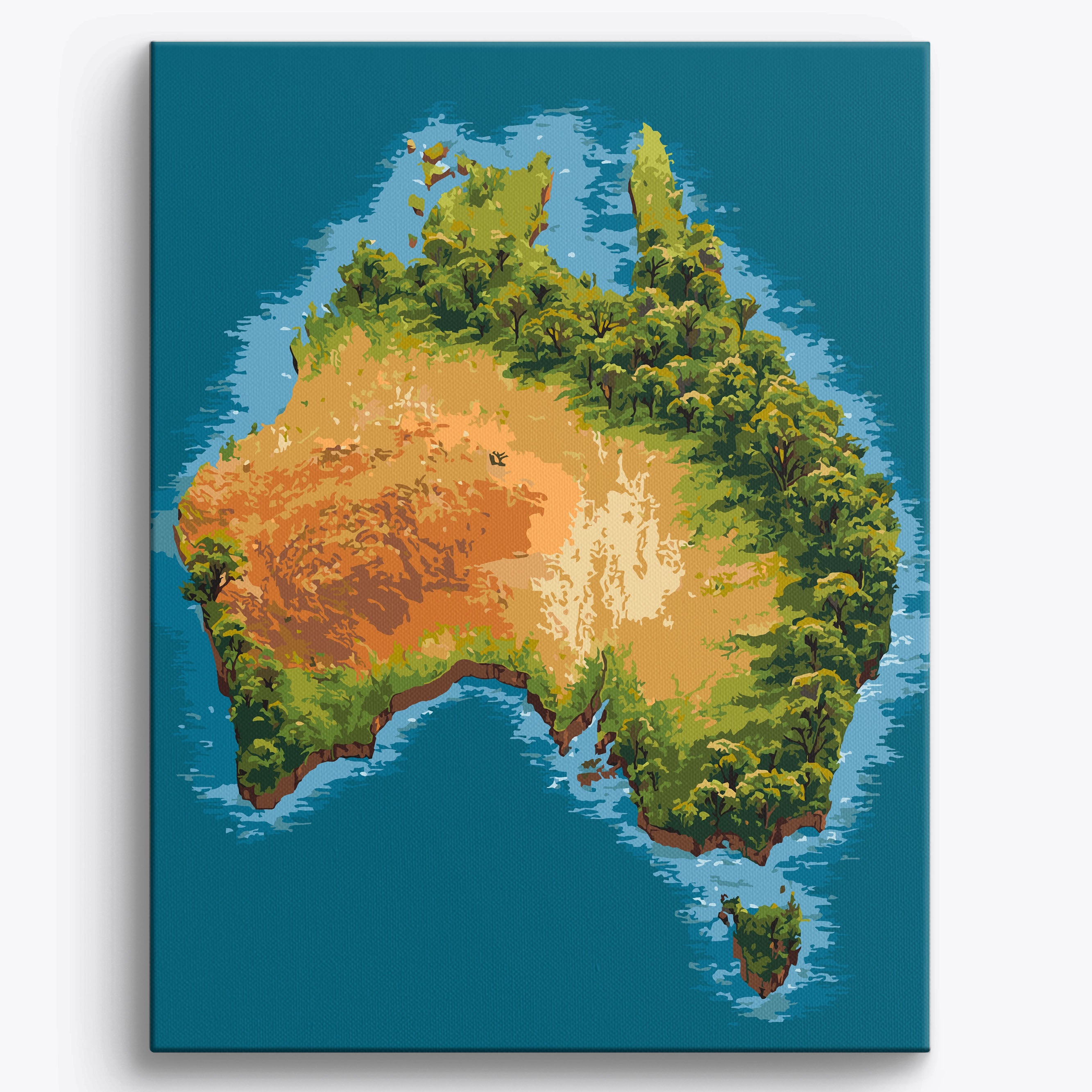 Golden Australia No Frame / 40x50cm