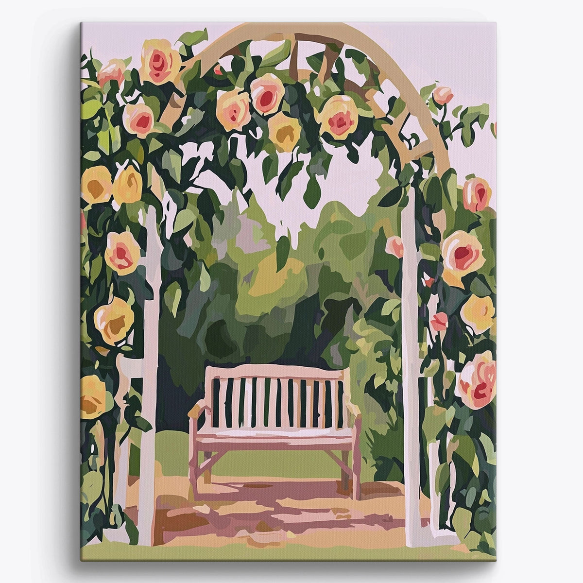 Golden Glow Retreat | Paint by Numbers Kit by Craftoria