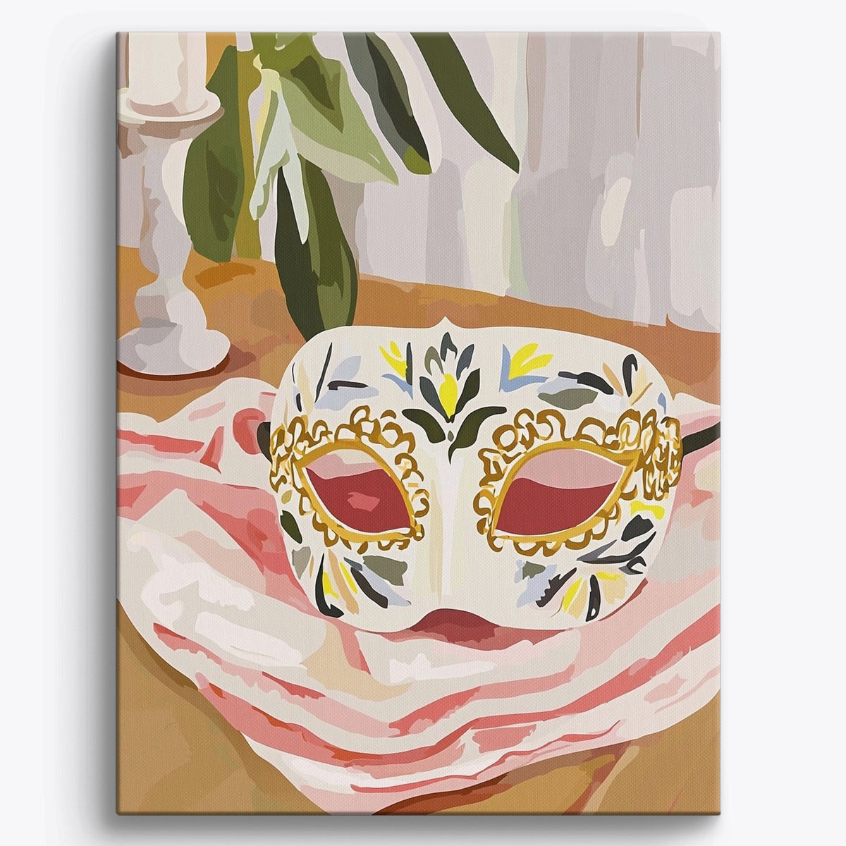 Silk Mask | Paint by Numbers Kit by Craftoria