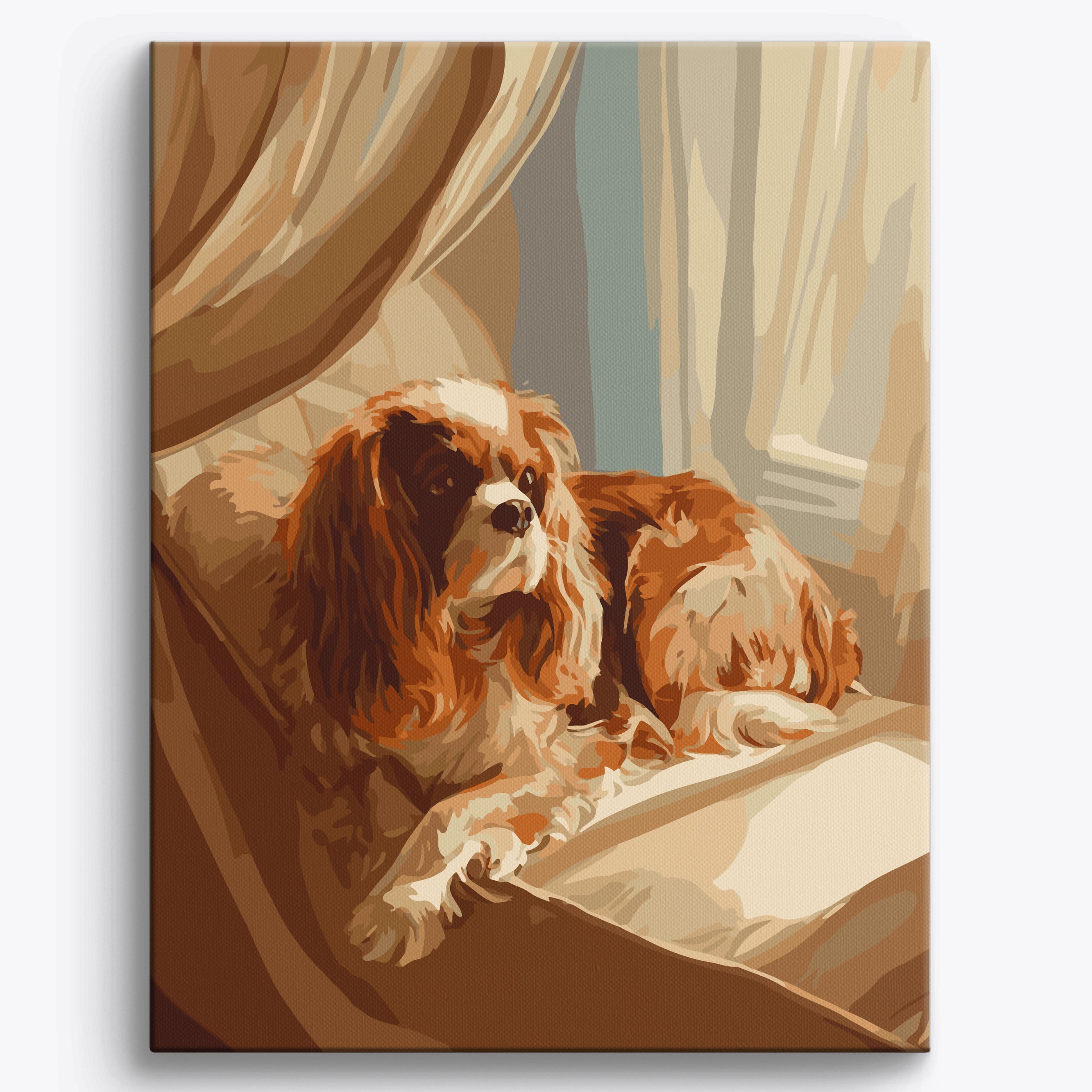 Cozy Cavalier King Framed / 40x50cm