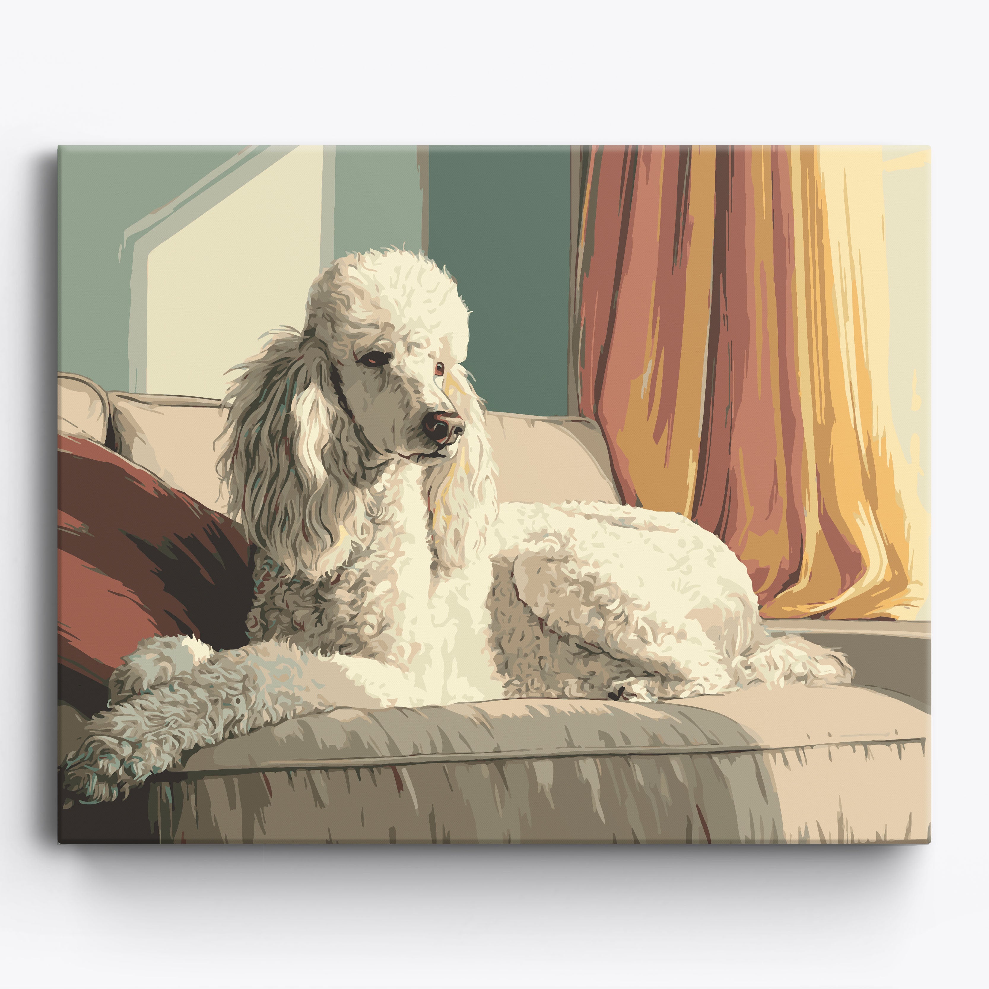 Comfy Poodle No. 2 No Frame / 50x40cm
