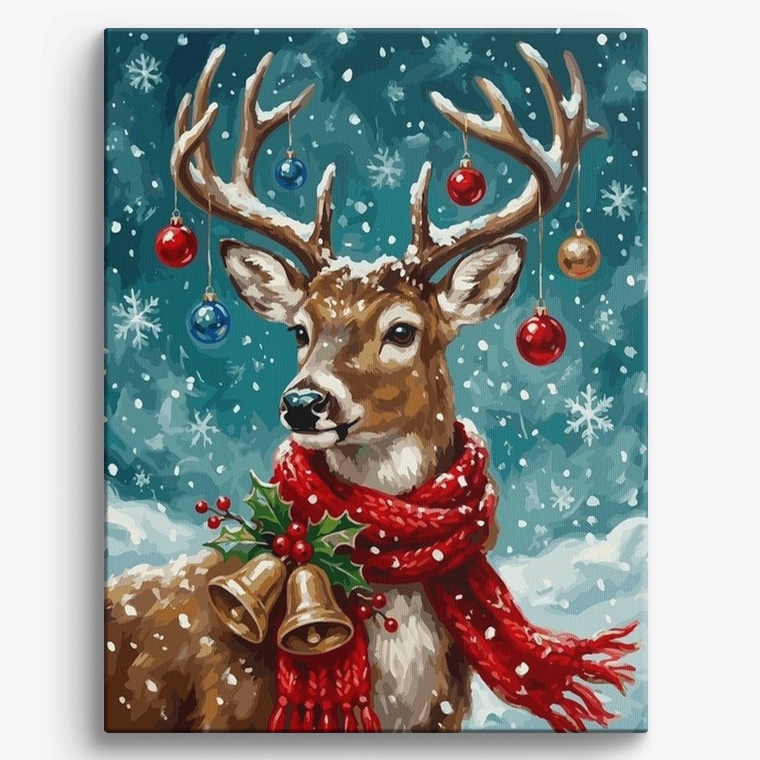 Winter Forest Reindeer