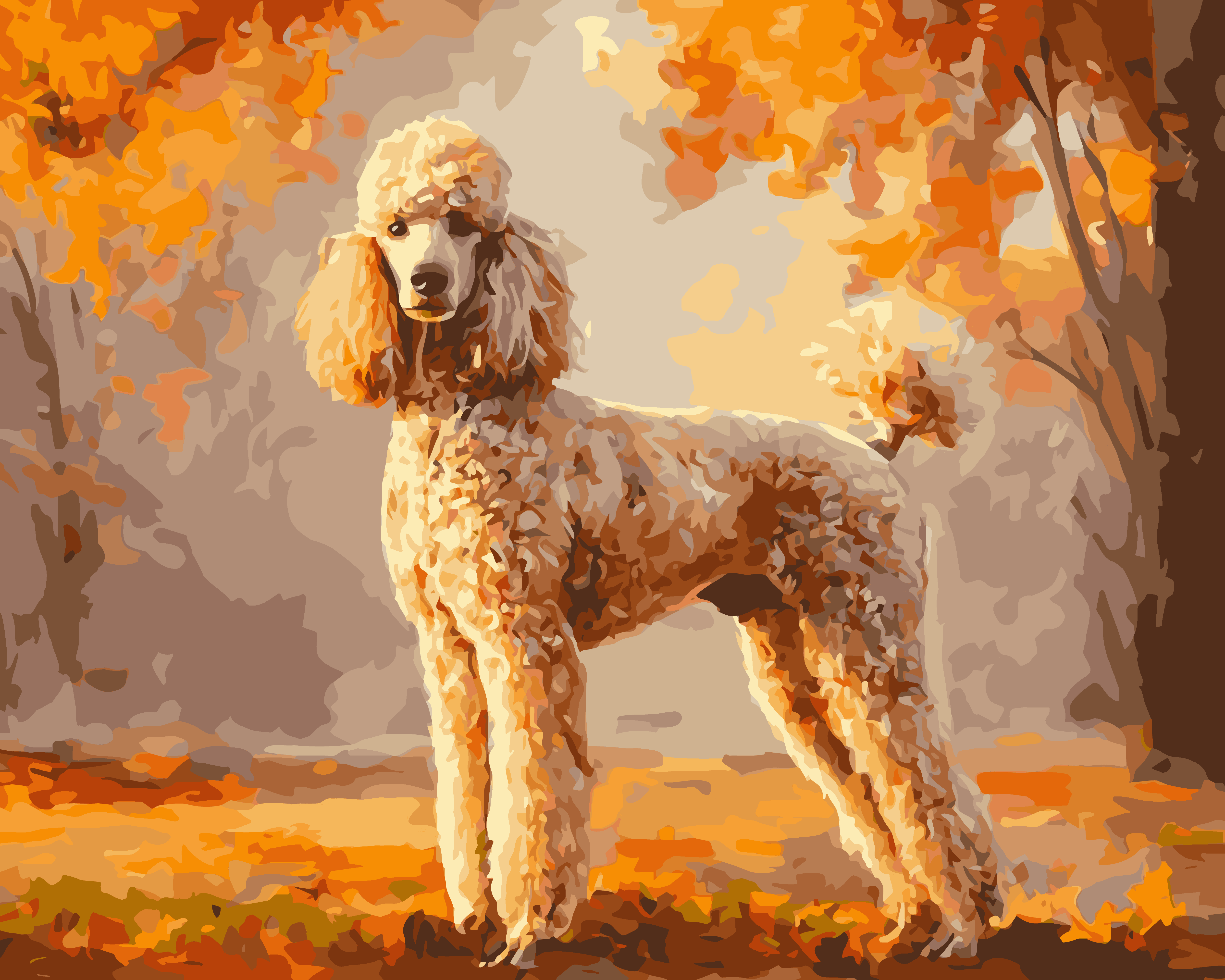 Poodle Fallscape
