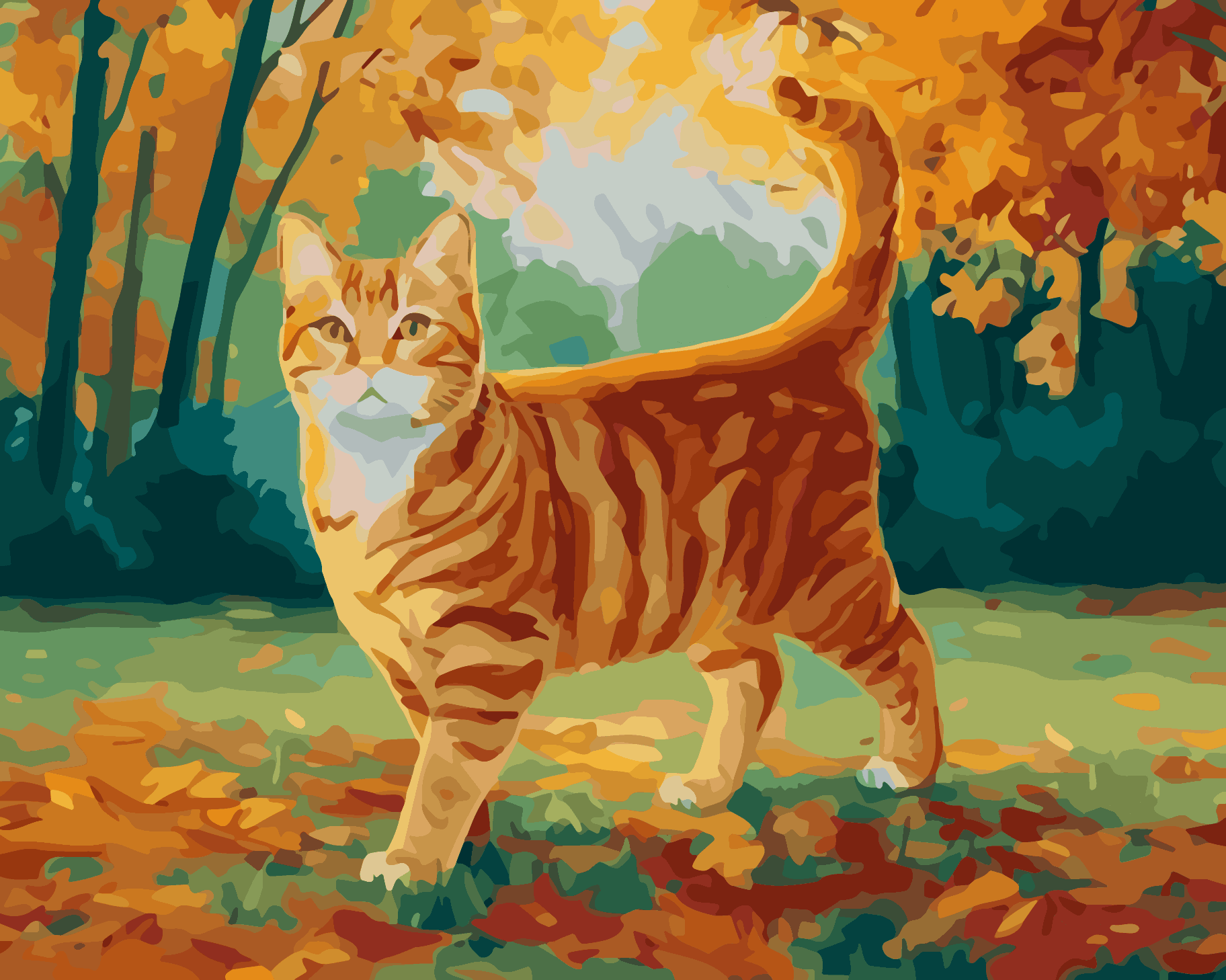 Autumn Tabby