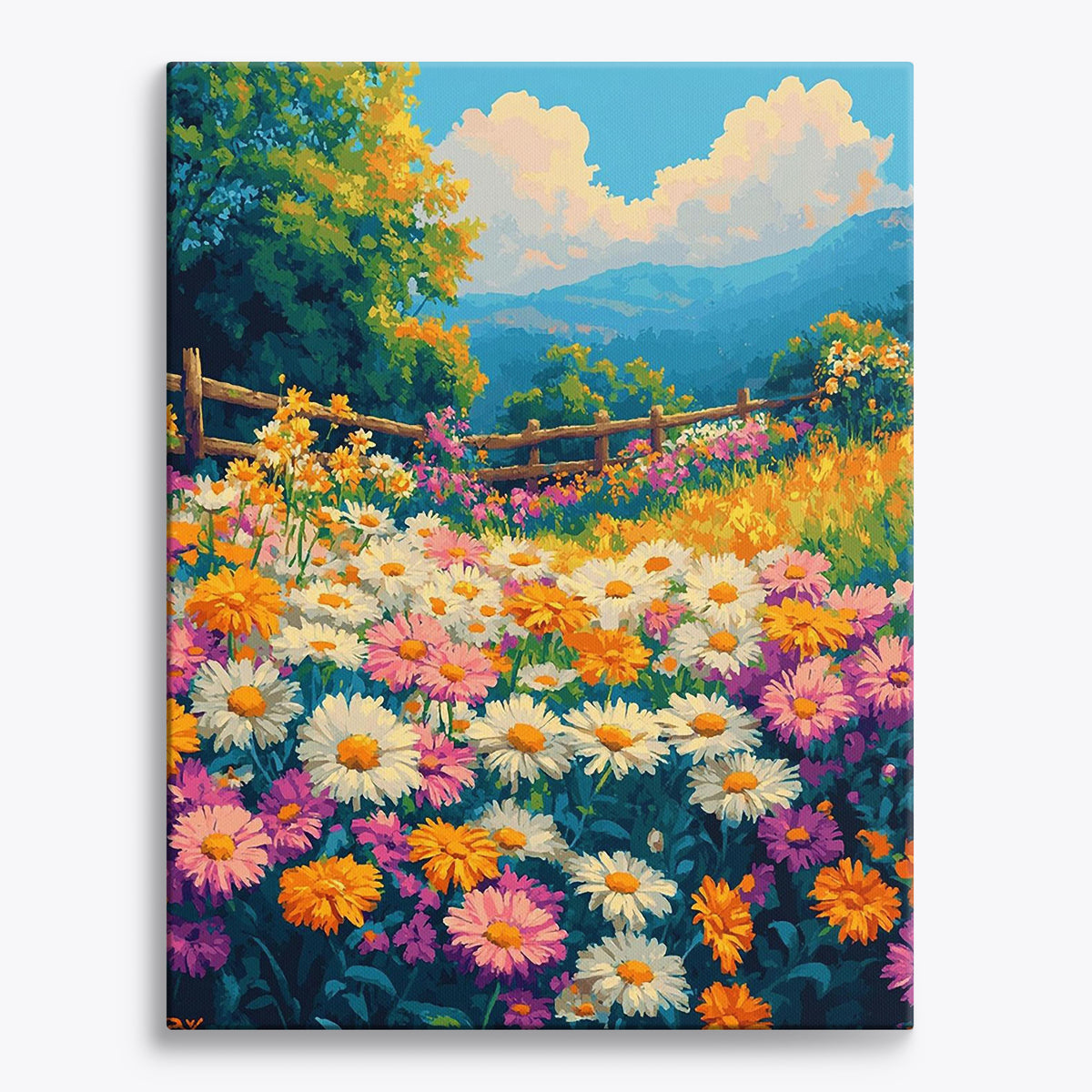 Bright Garden | Paint by Numbers Kit by Craftoria