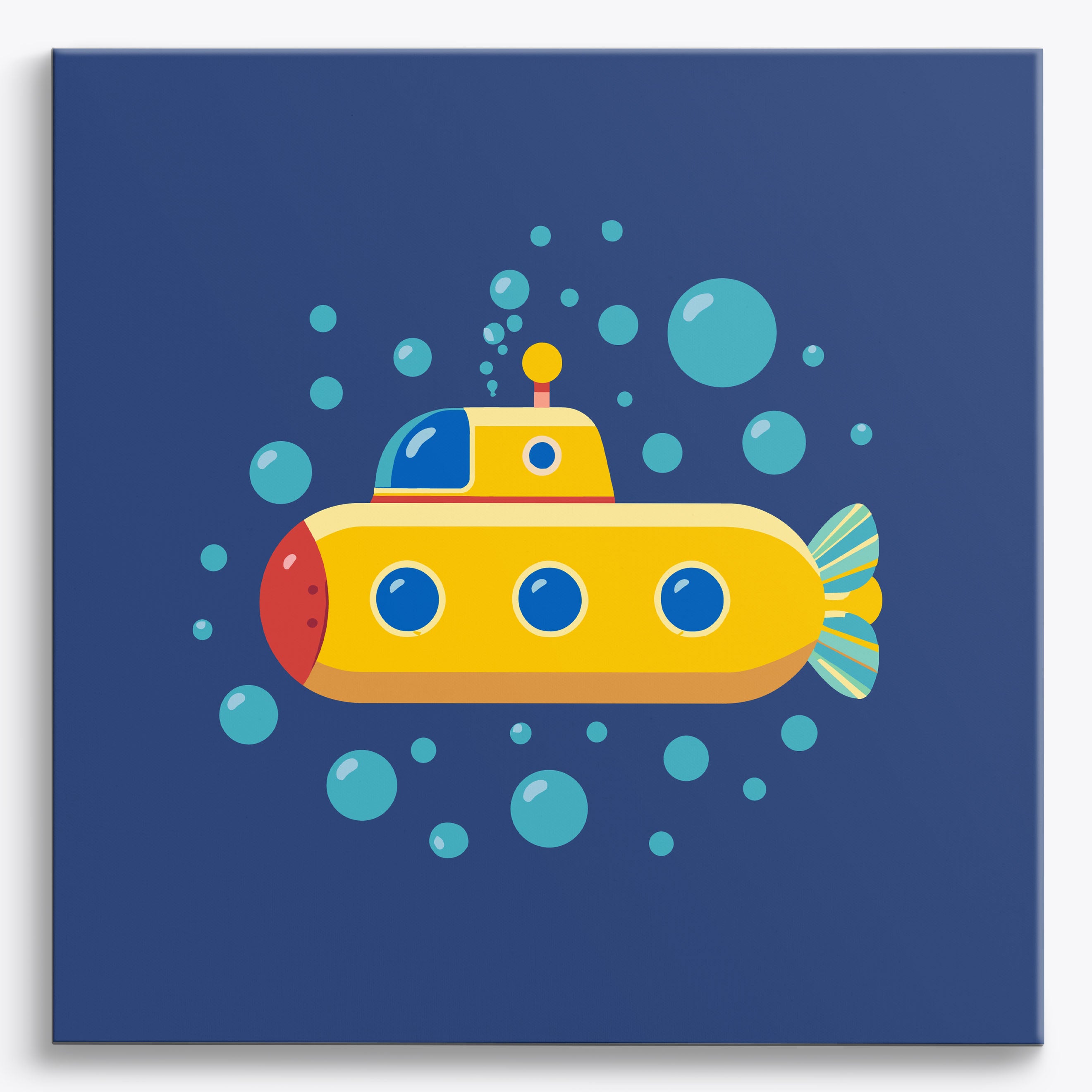 Bubble Sea Voyage No Frame / 40x40cm