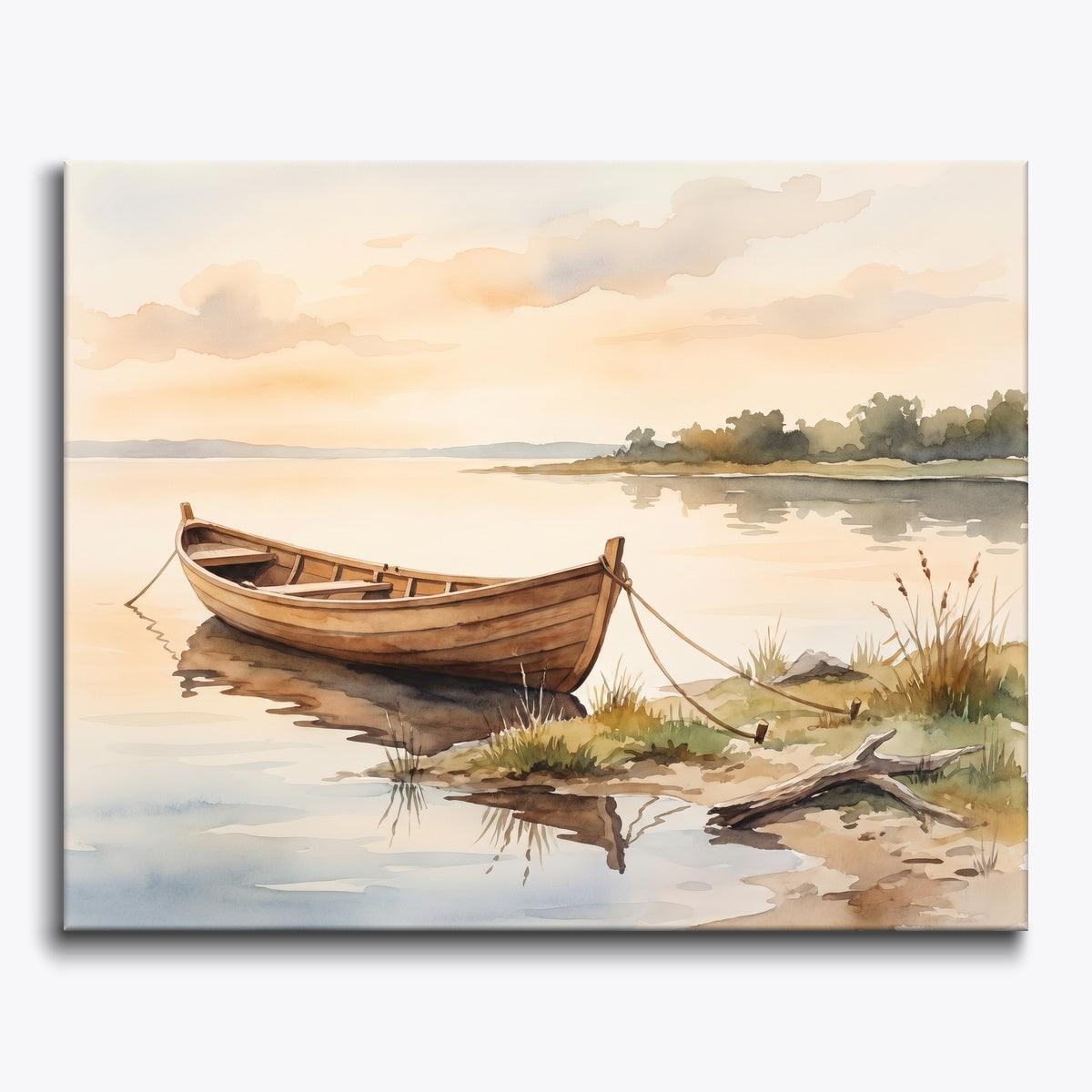Calm Lake Boat