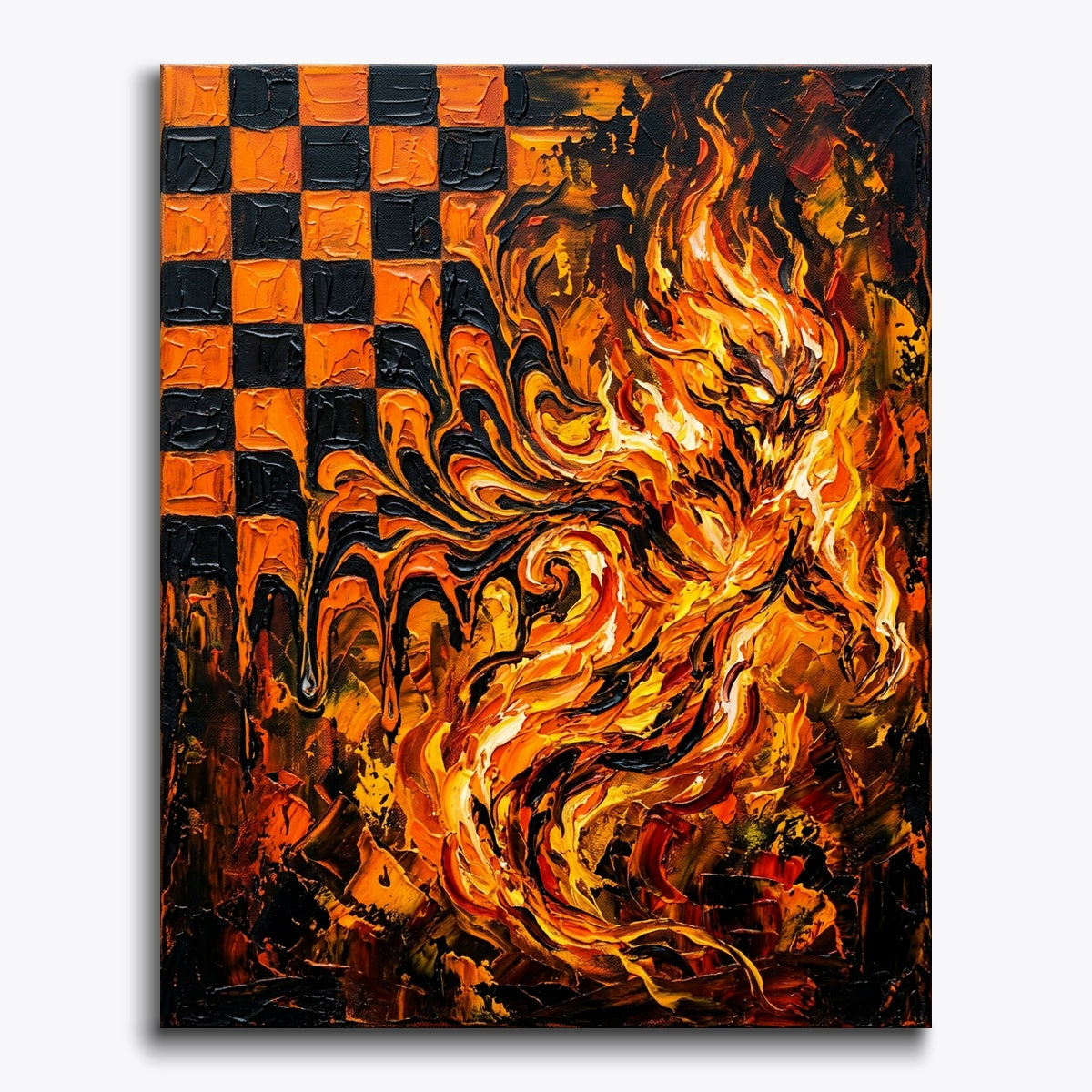 Checkerboard Fire Ghost