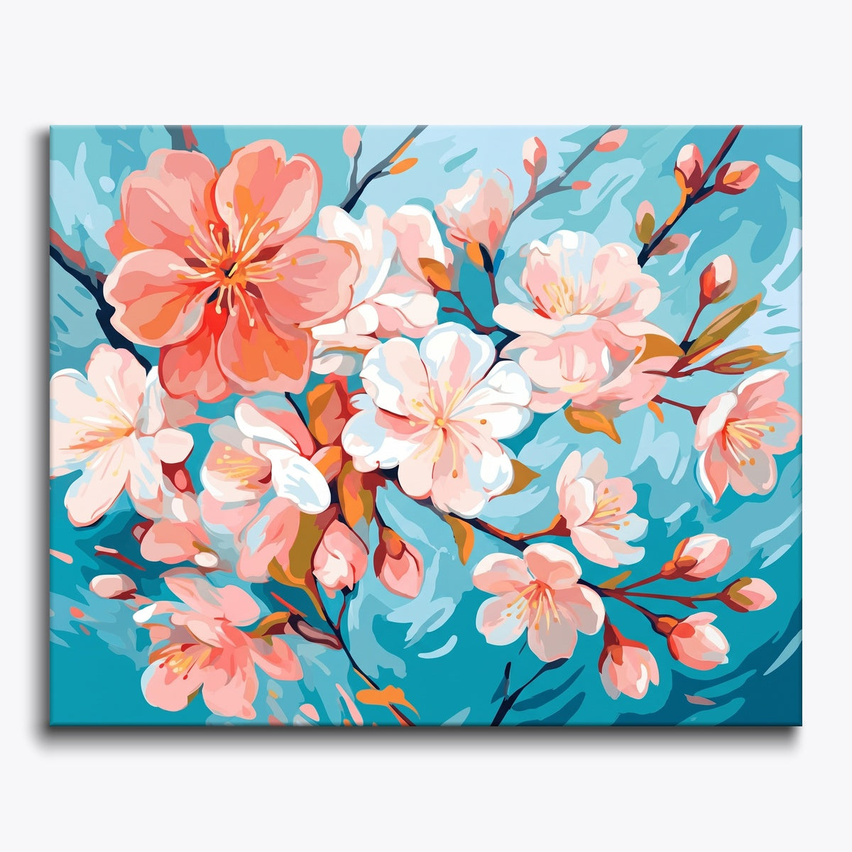 Cherry Blossom Branch | Paint by Numbers Kit by Craftoria