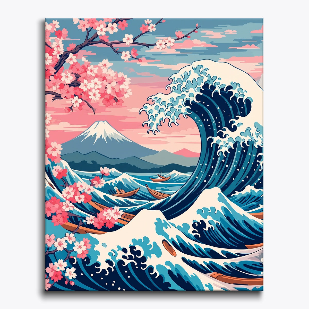 Cherry Blossom Waves