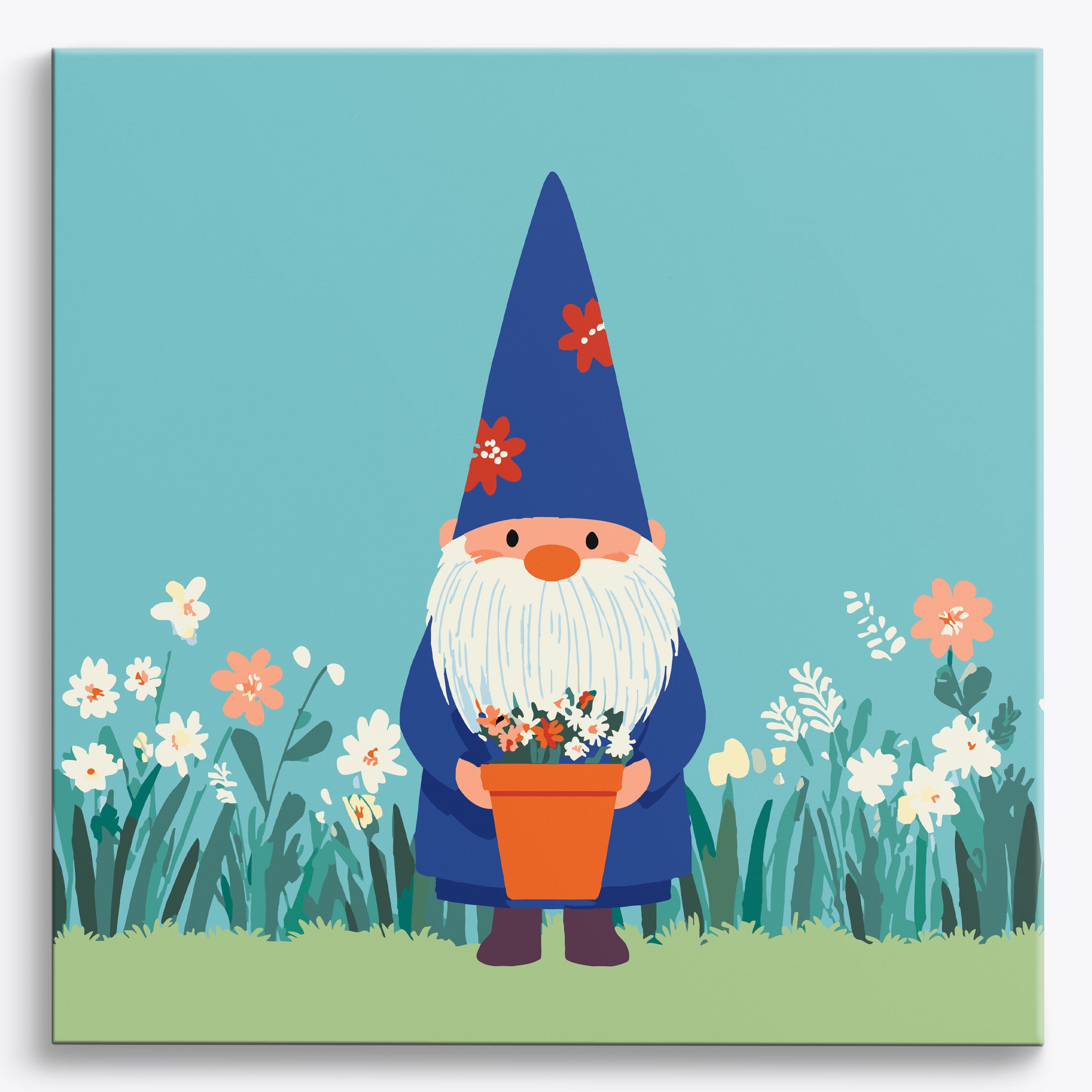 Cherry Gnome Oasis No Frame / 40x40cm