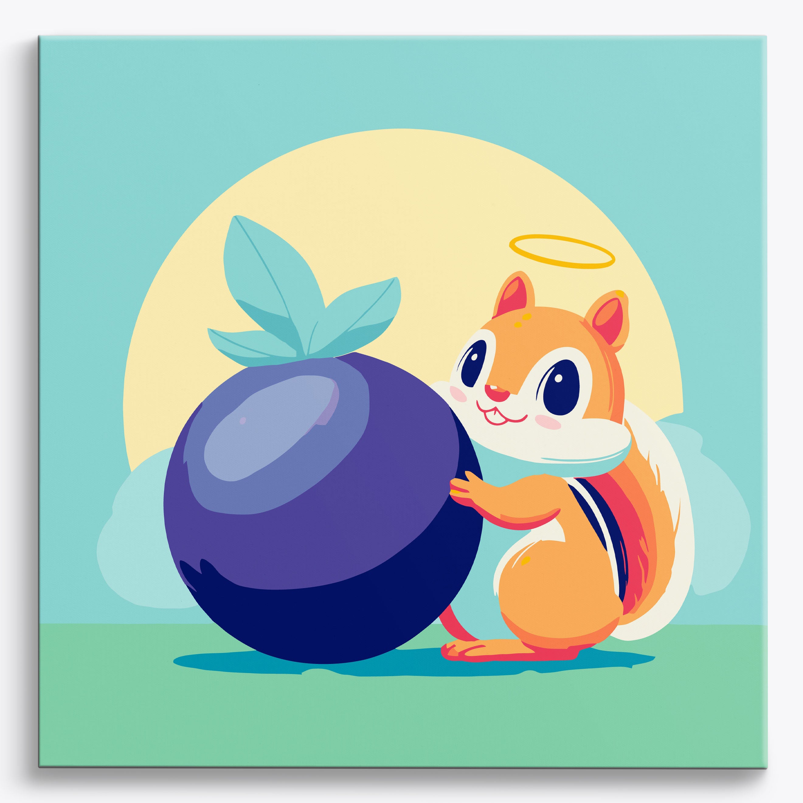 Chipmunk Cheer No Frame / 40x40cm