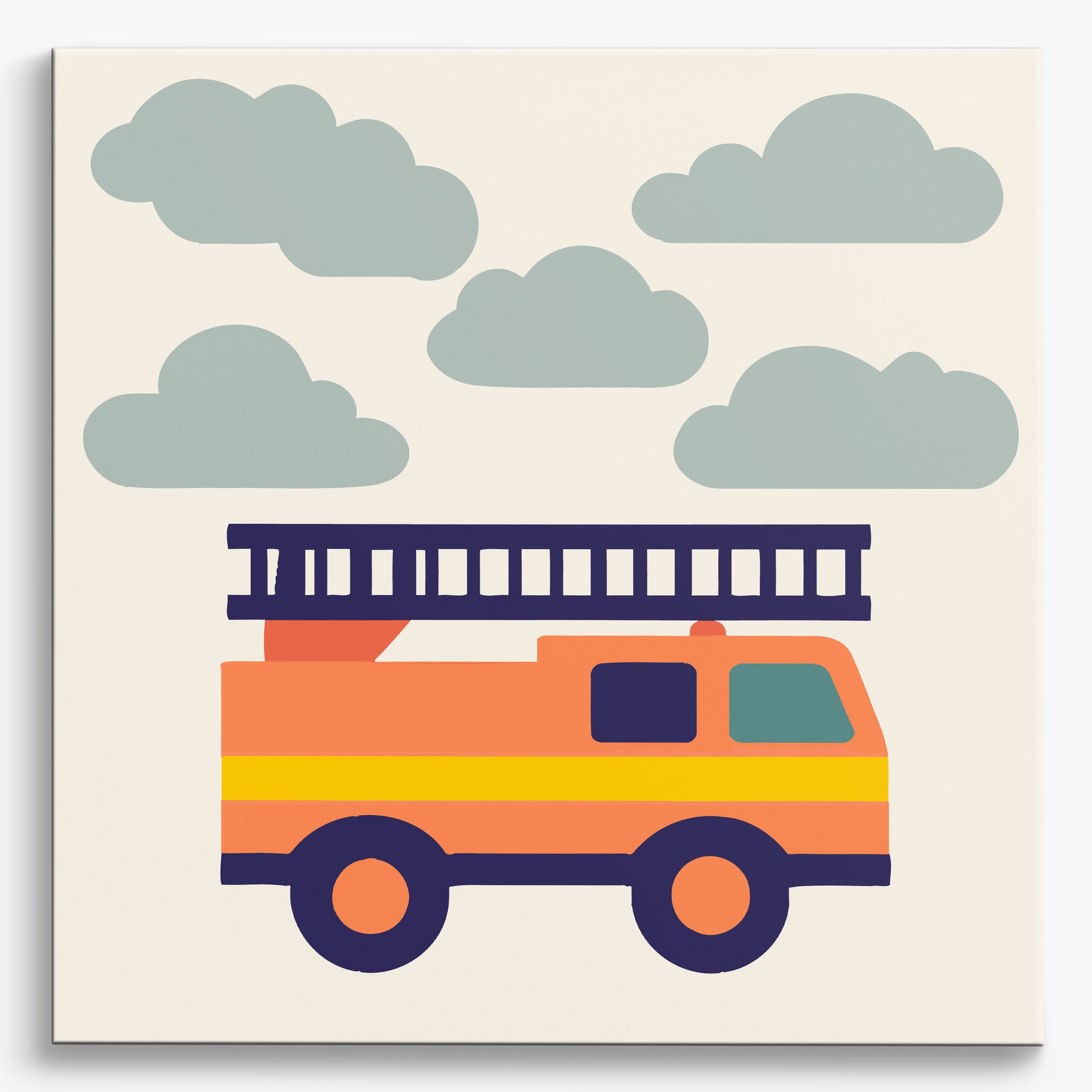 Chuggy City Hero No Frame / 40x40cm