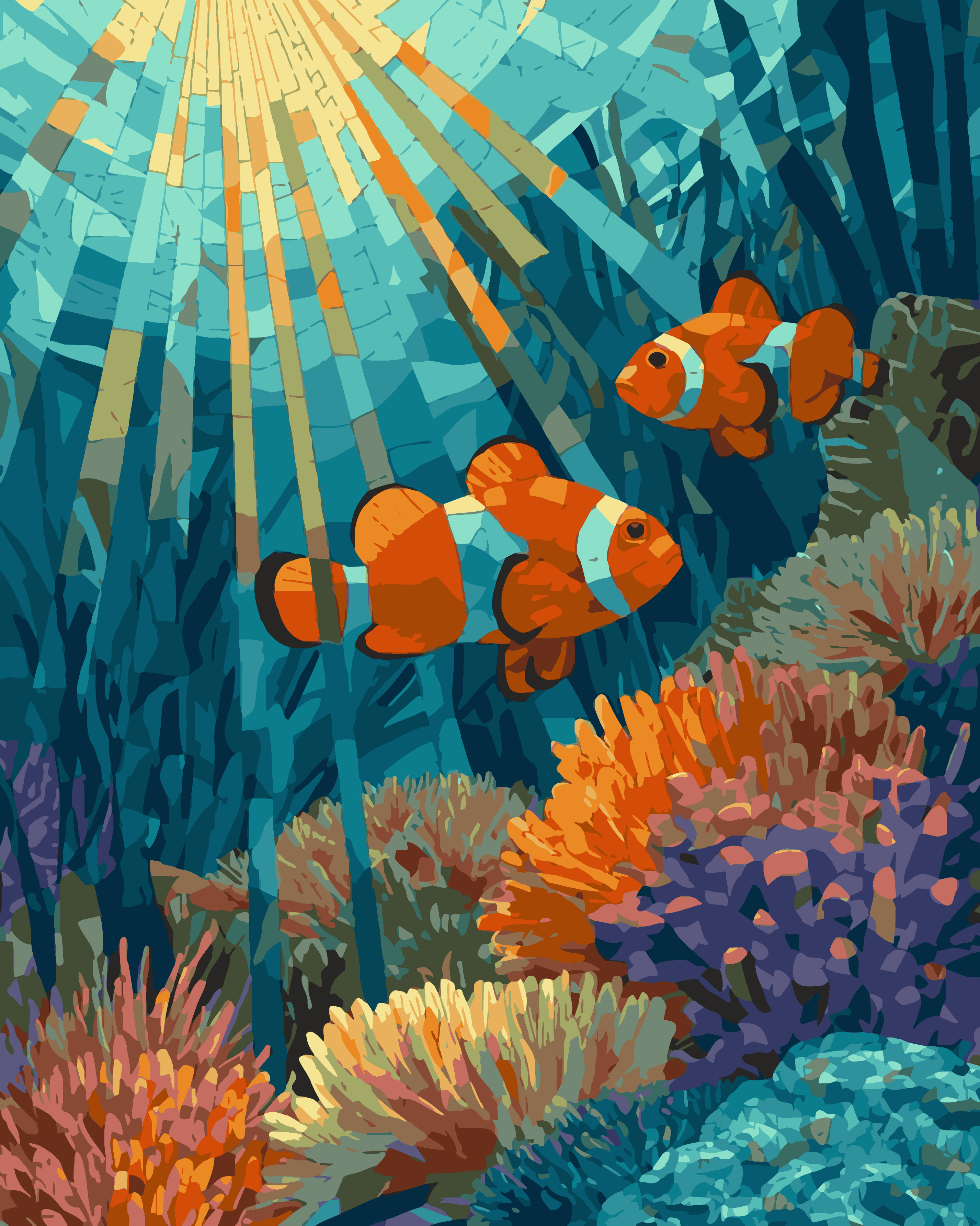Clownfish Kaleidoscope