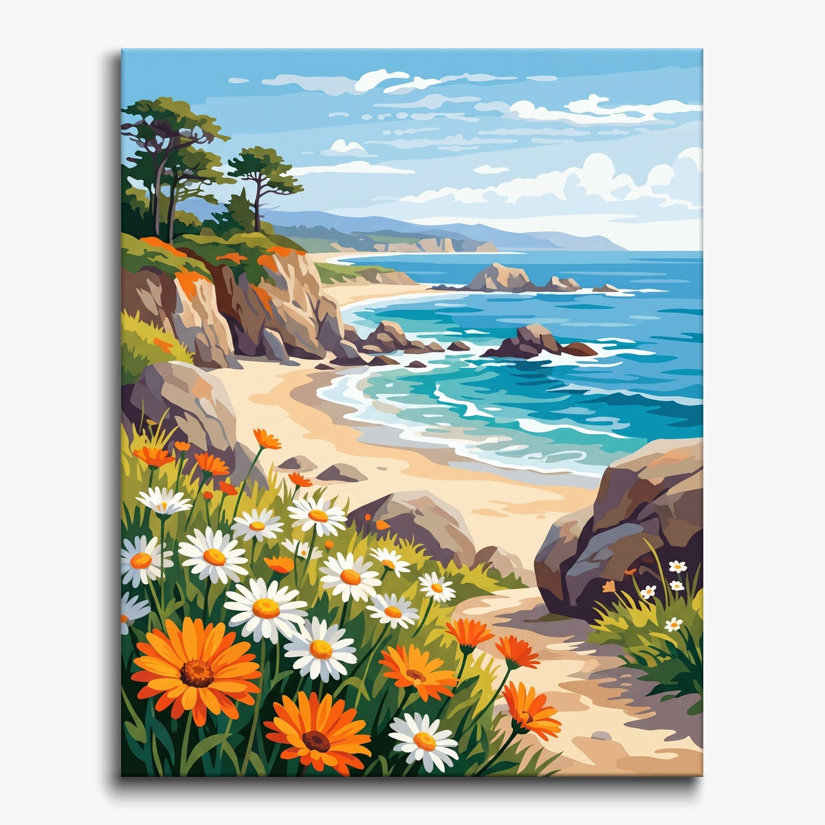 Coastal Flower Path