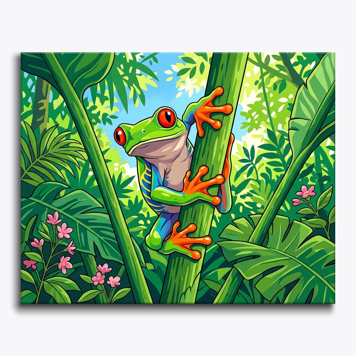 Colorful Tree Frog