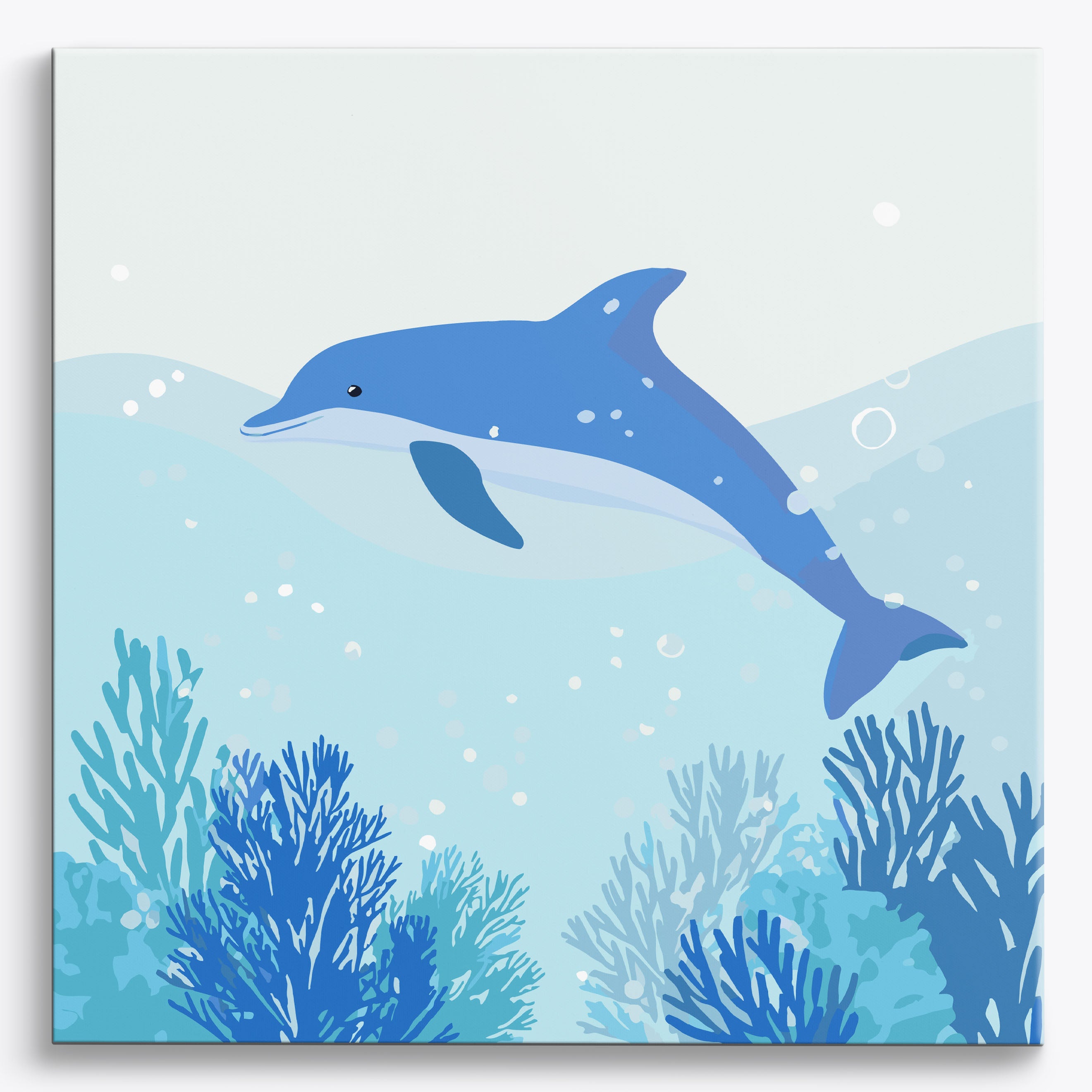 Coral Joy No Frame / 40x40cm