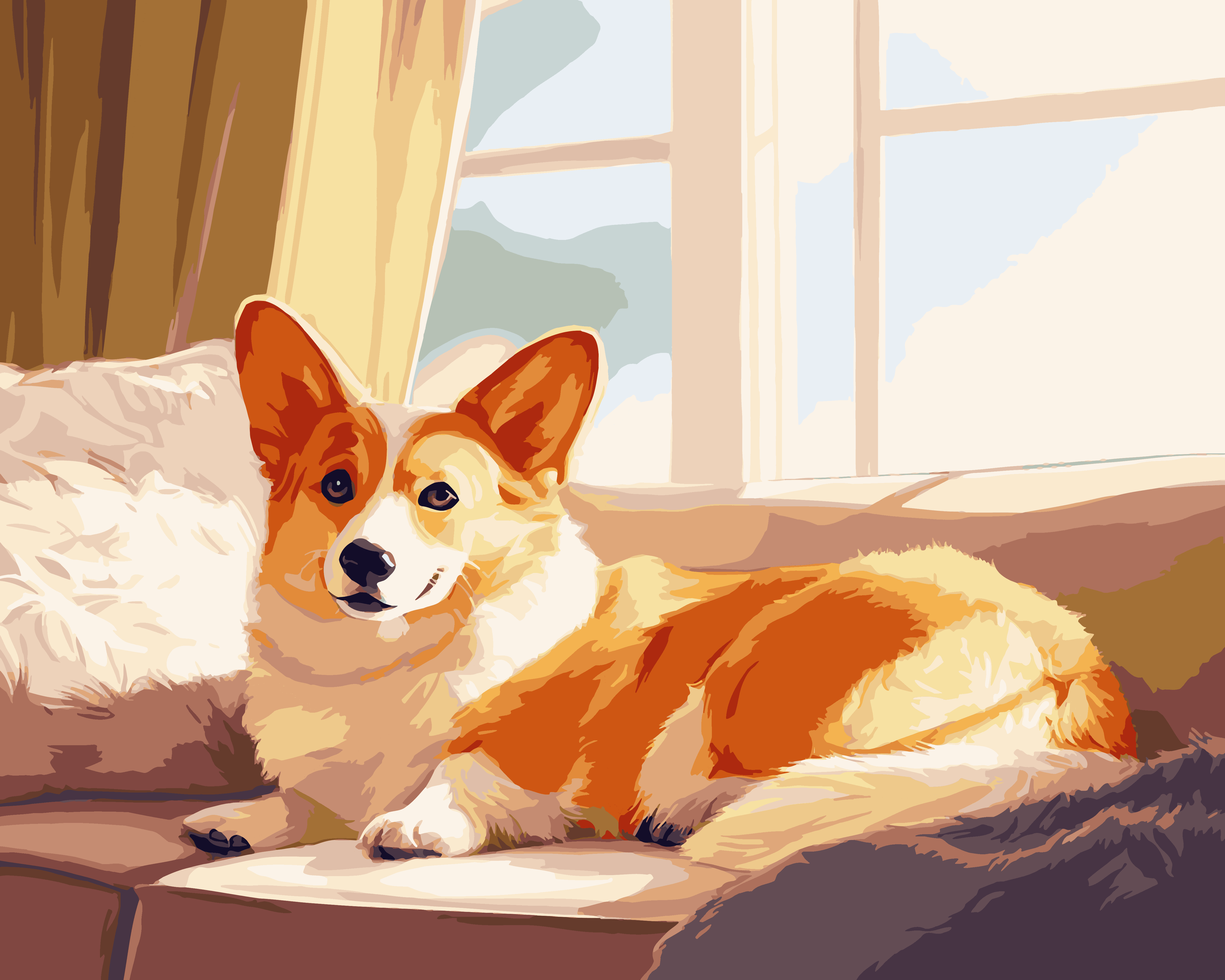 Cozy Corgi