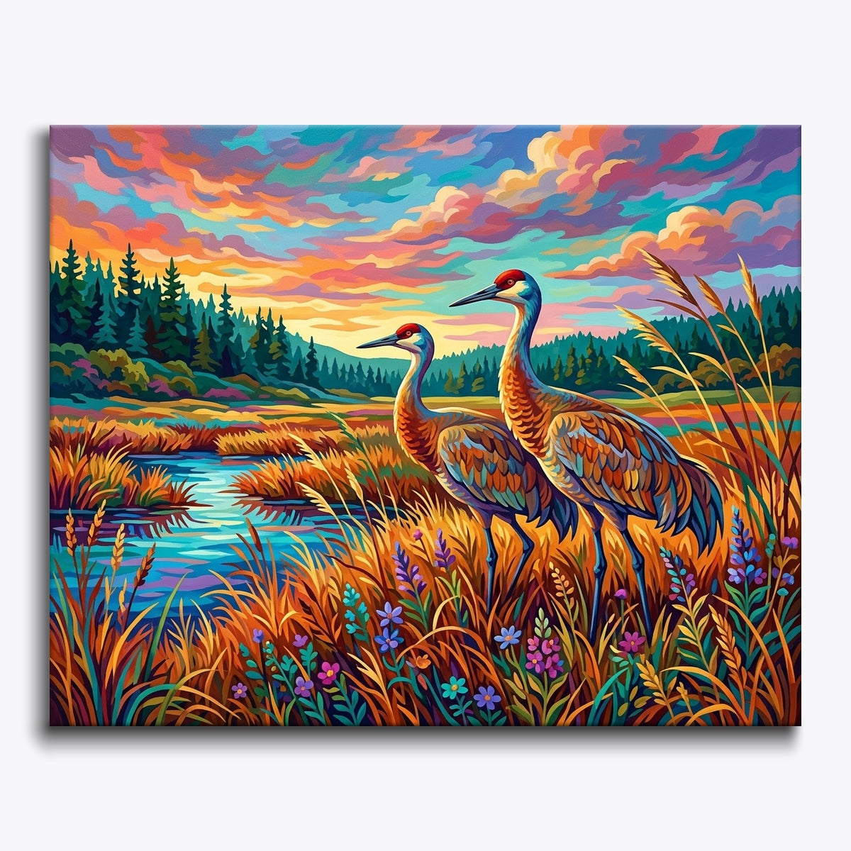 Autumn Sandhill Cranes