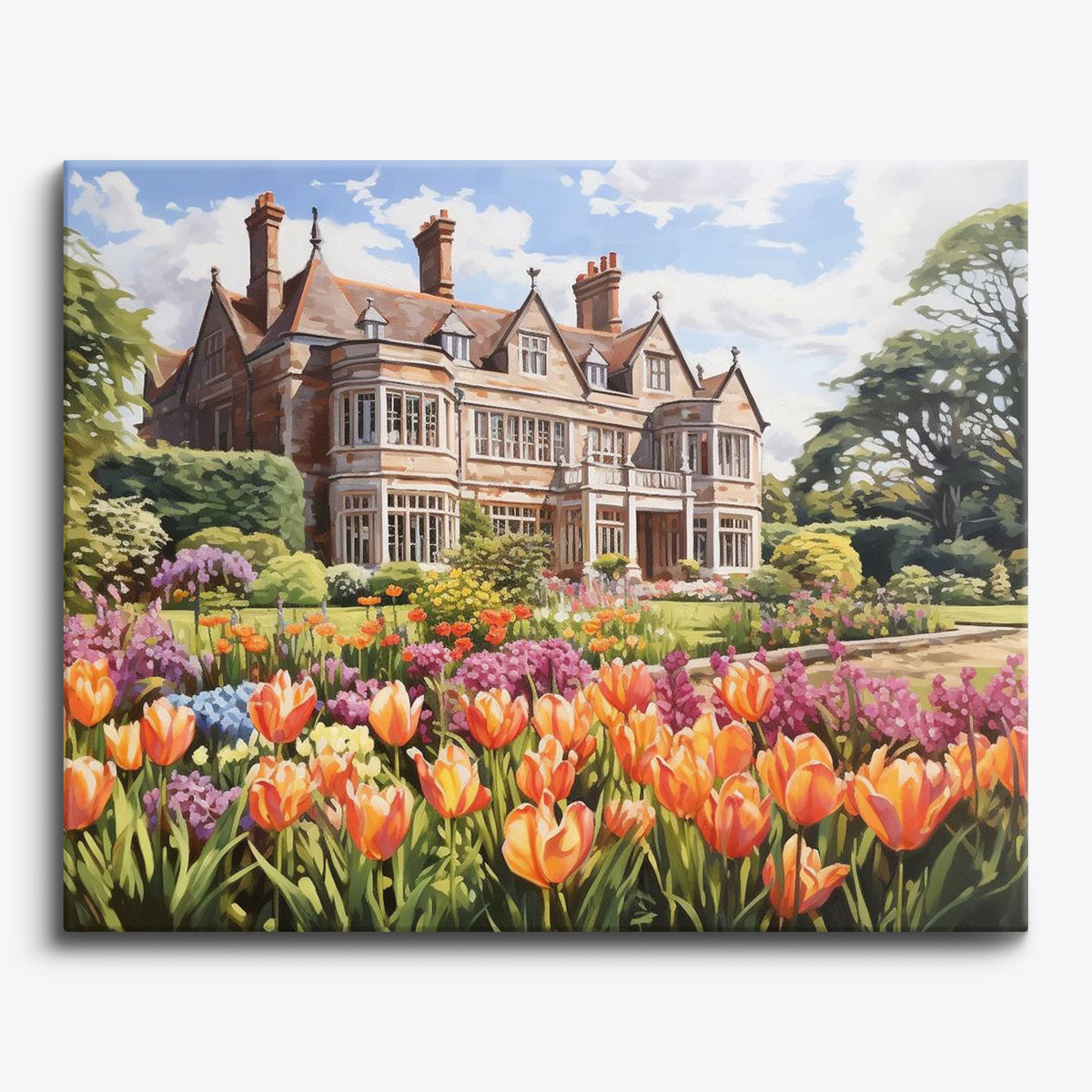 English Gardens | Paint by Numbers Kit by Craftoria