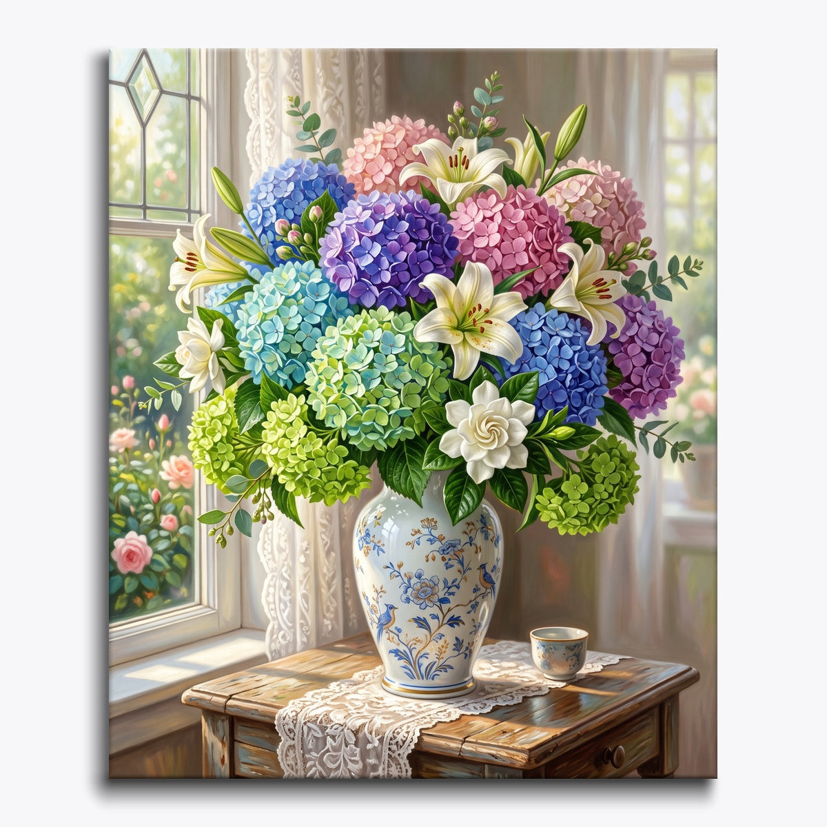 Sunlit Floral Elegance