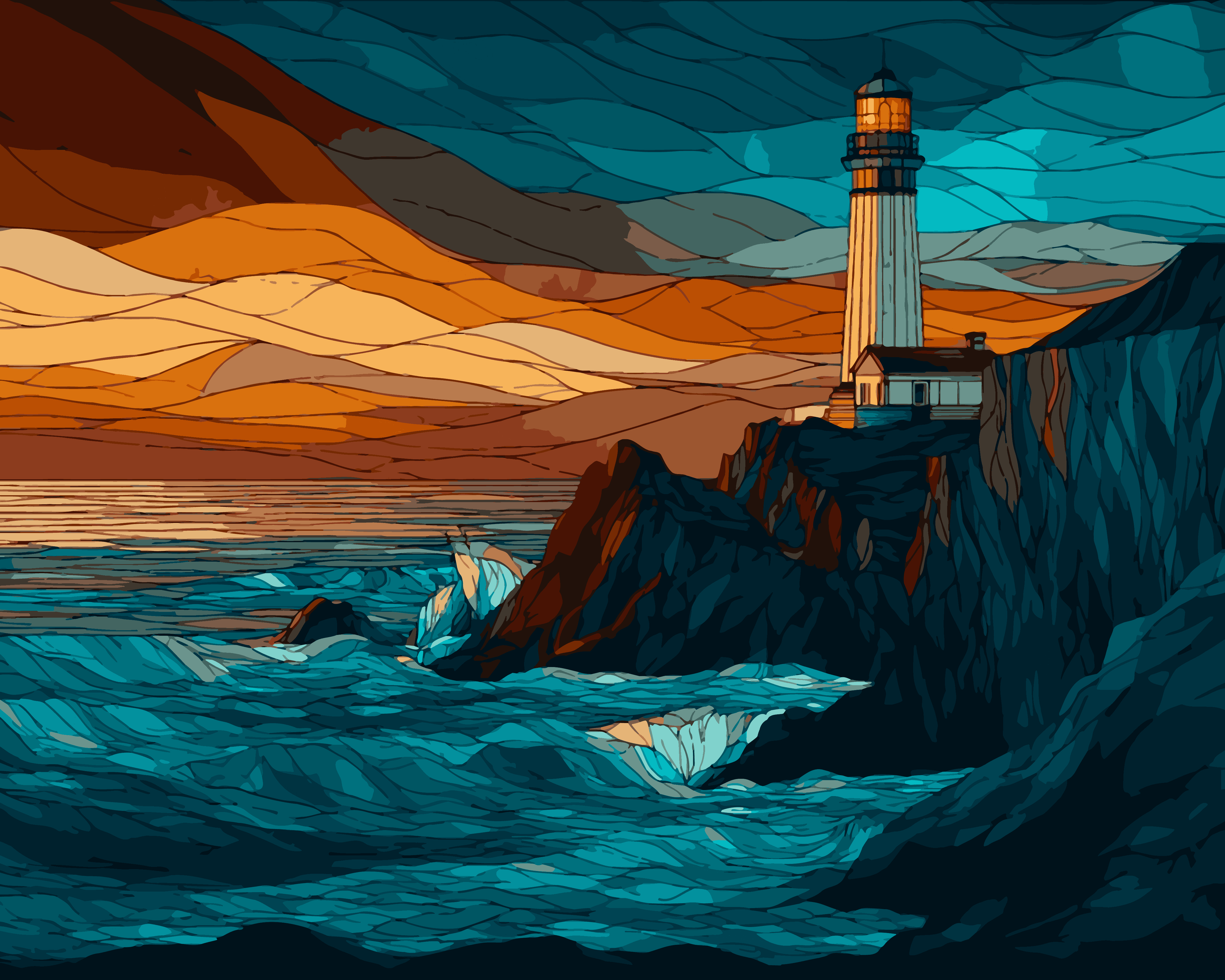 Glass Lighthouse Cliff