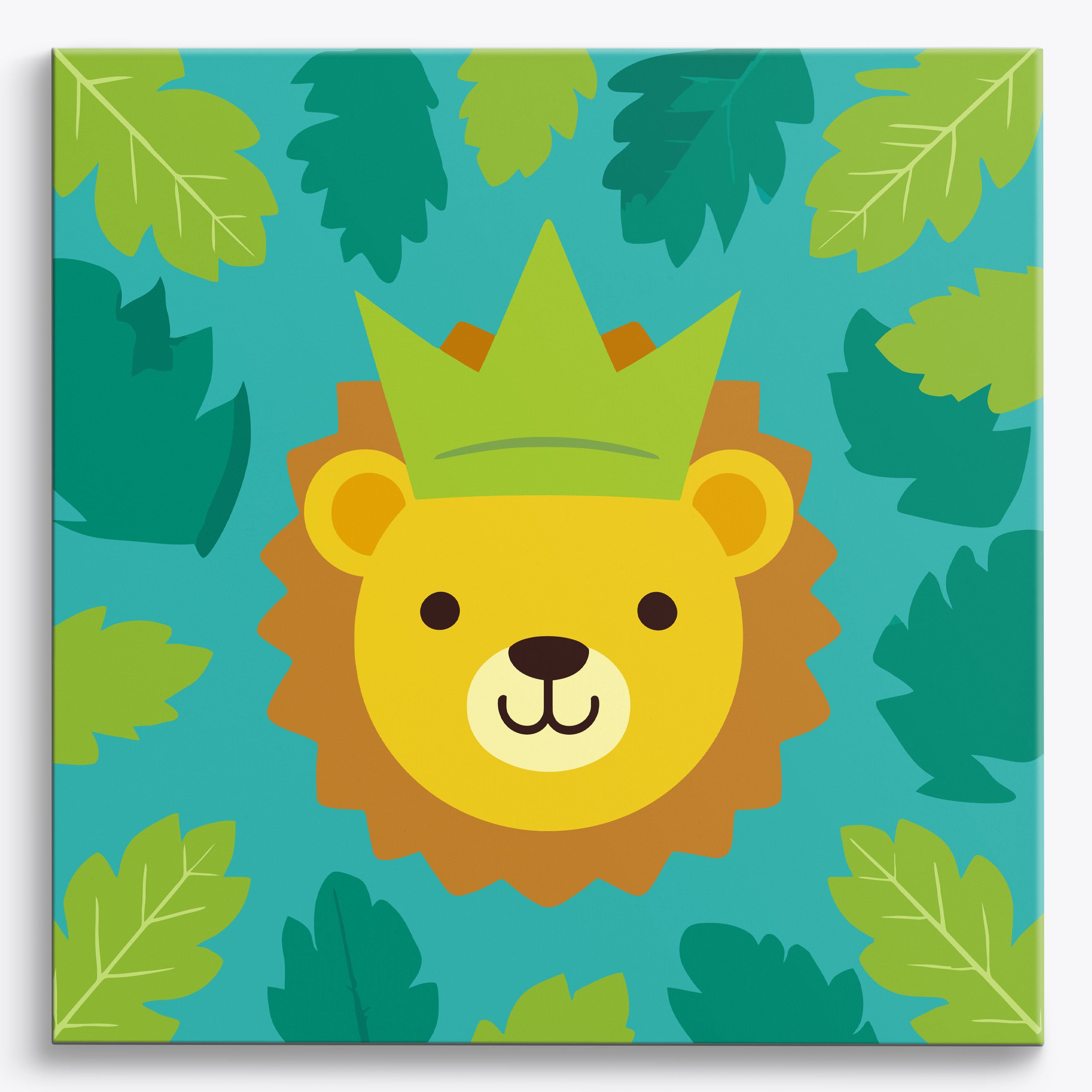 Golden Jungle King No Frame / 40x40cm