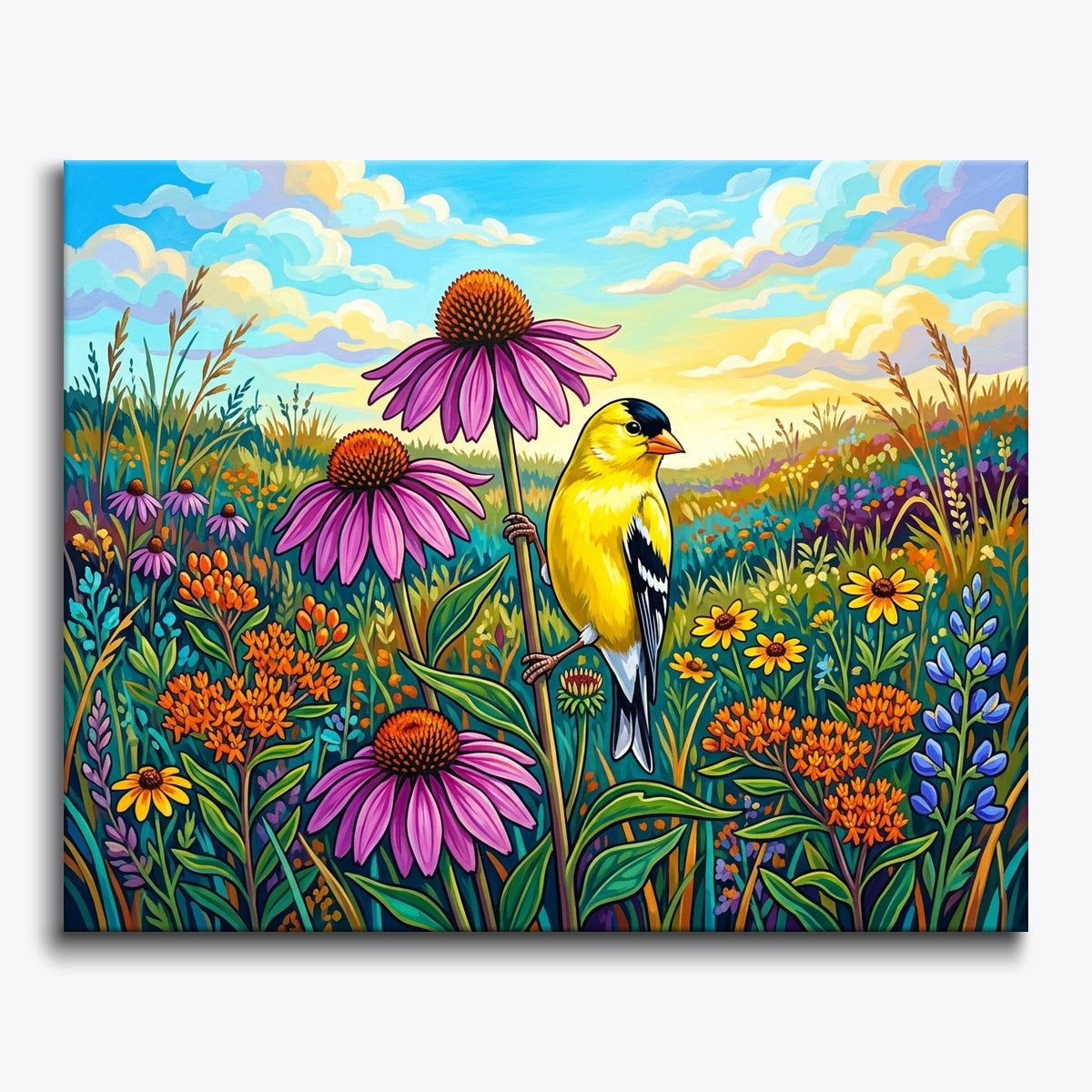 Coneflower Goldfinch