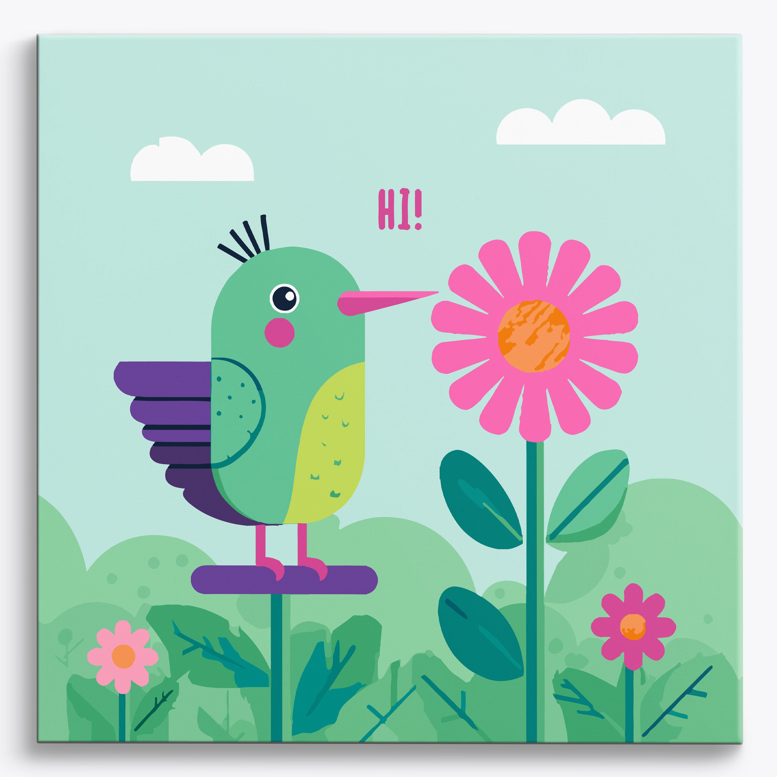 Lime Blossom Encounter No Frame / 40x40cm