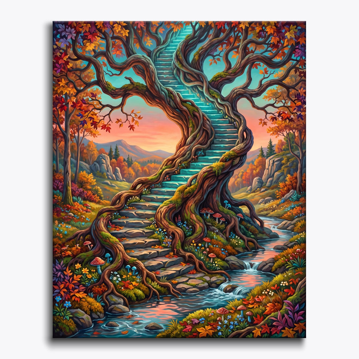 Stairway Through the Old Grove