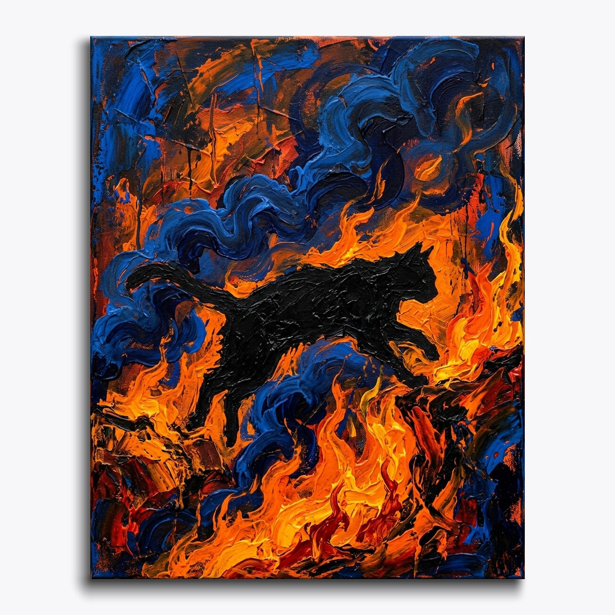 Midnight Flame Cat