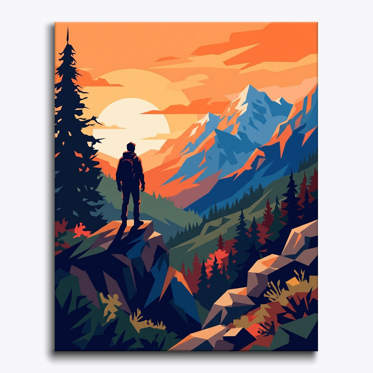 Mountain Sunset View
