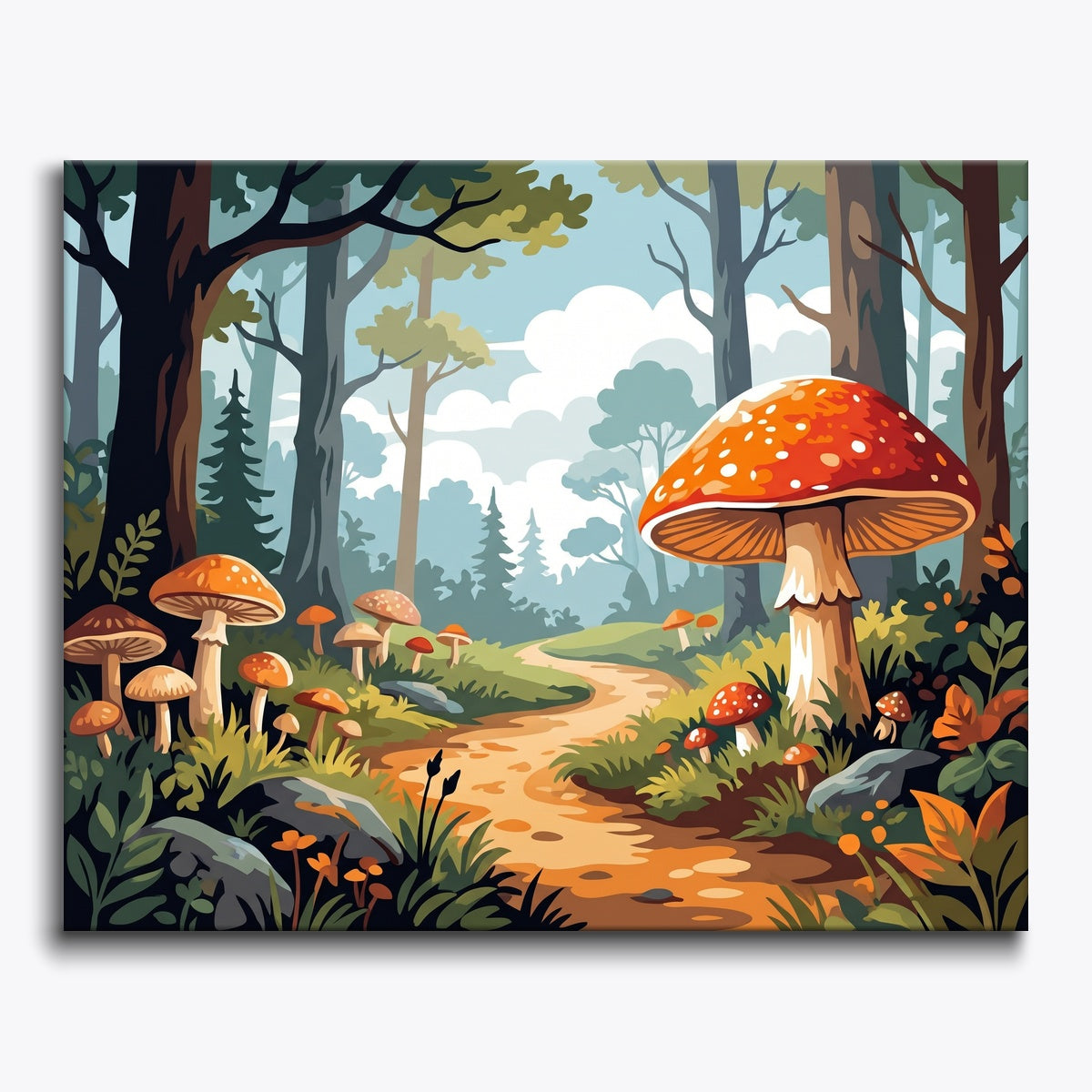 Mushroom Forest Path