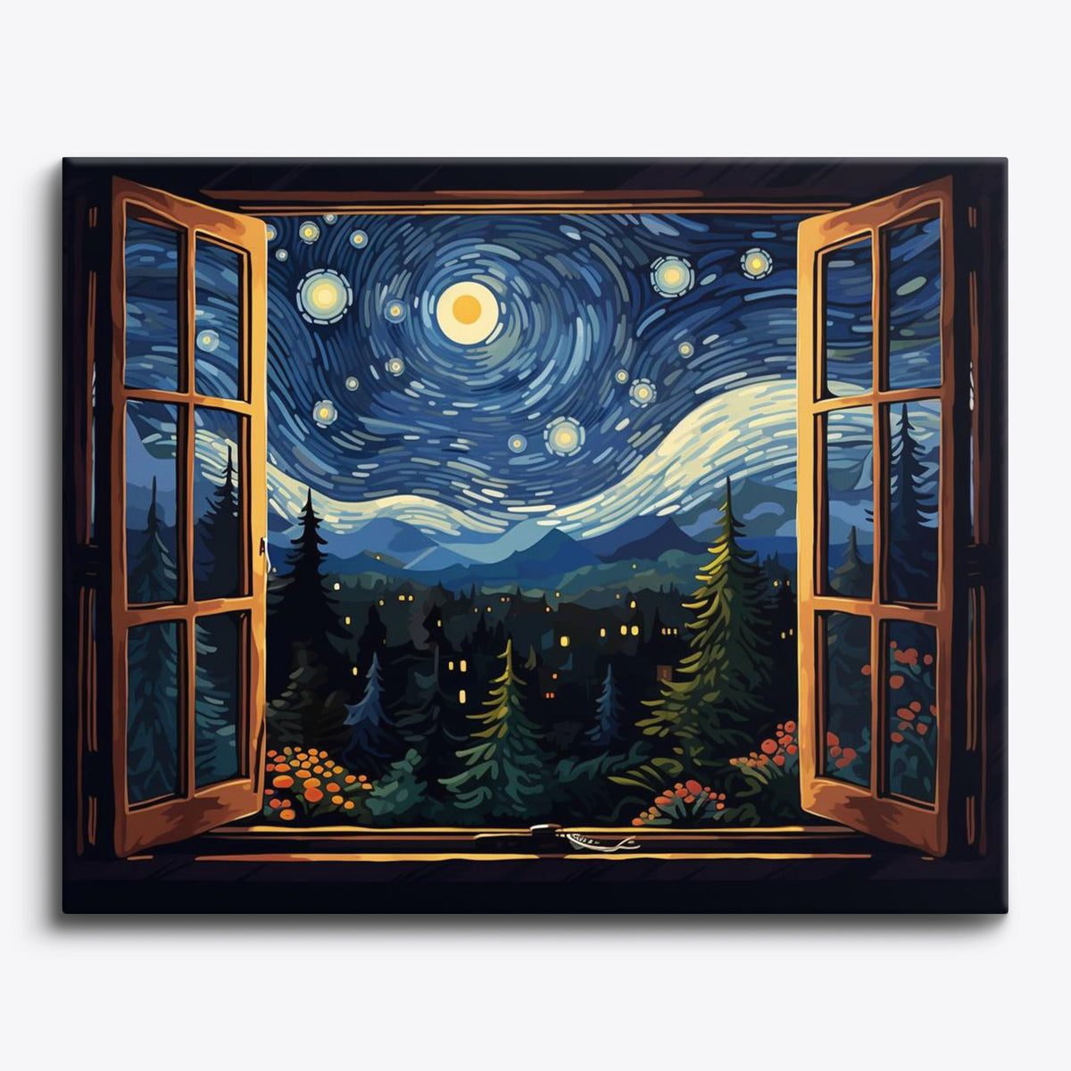 Night's Embrace | Paint by Numbers Kit by Craftoria