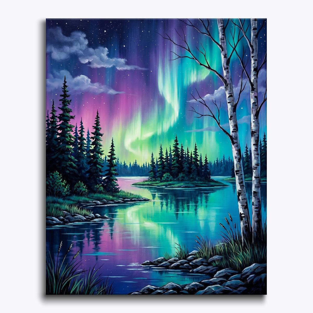 Northern Lights Reflection