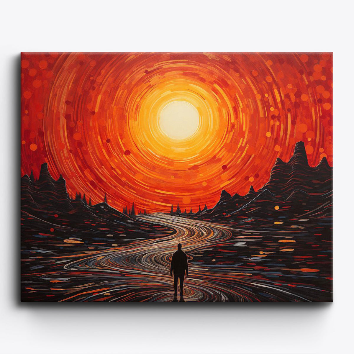 Pathway To Sunsets | Paint by Numbers Kit by Craftoria