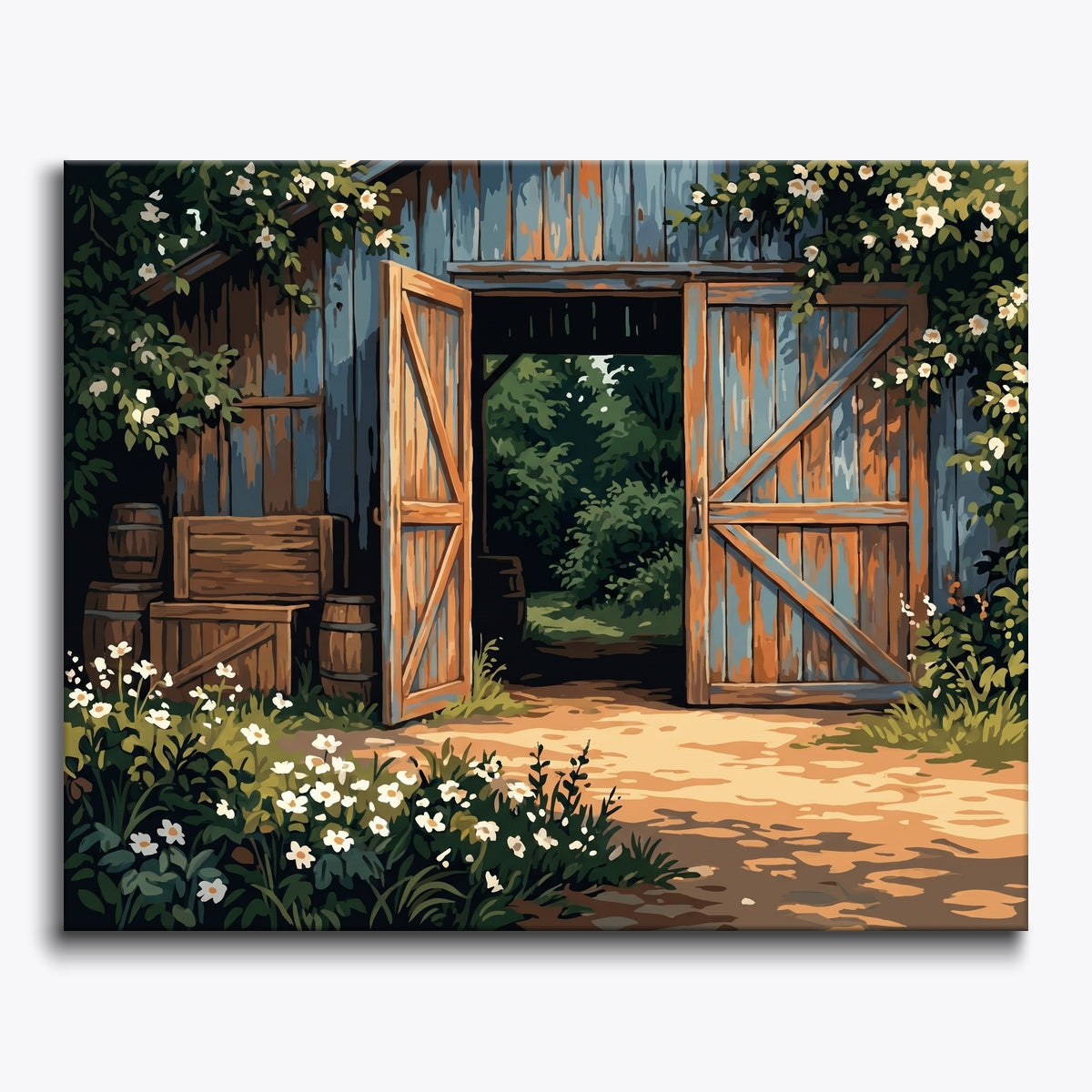 Rustic Barn Entrance