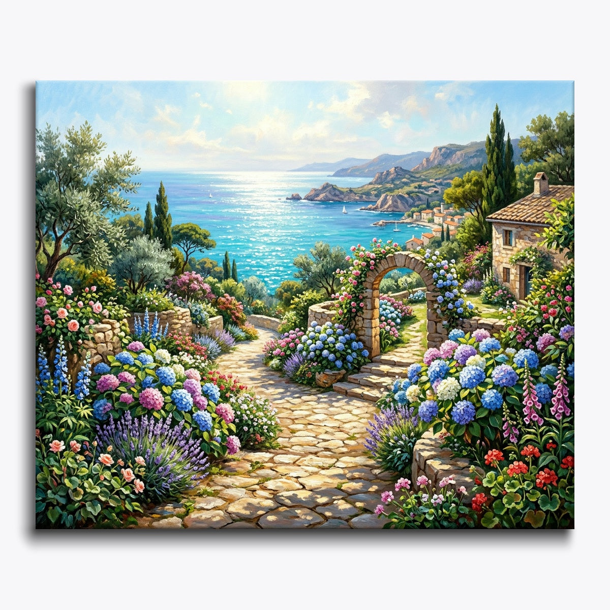Seaside Hydrangea Path