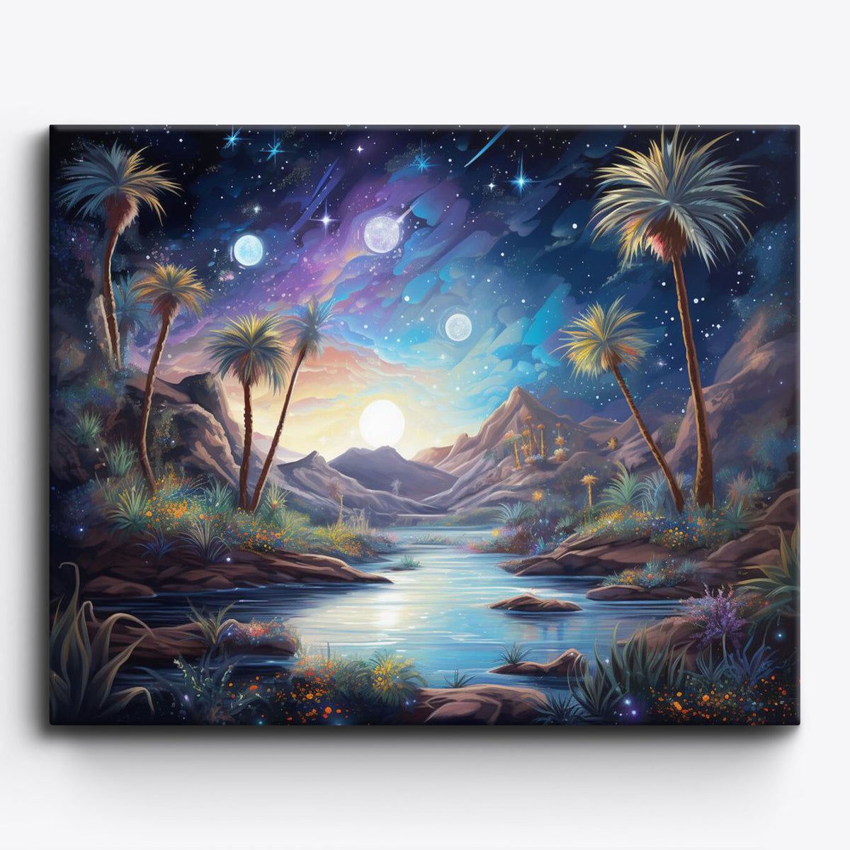 Space Garden | Paint by Numbers Kit by Craftoria