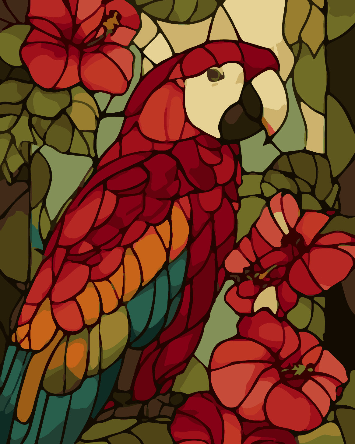 Prismatic Parrot