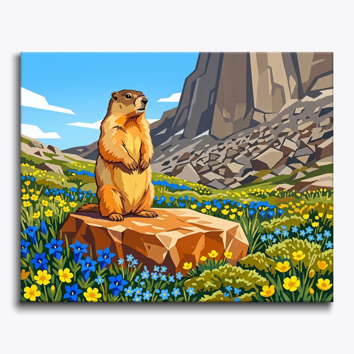 Standing Groundhog