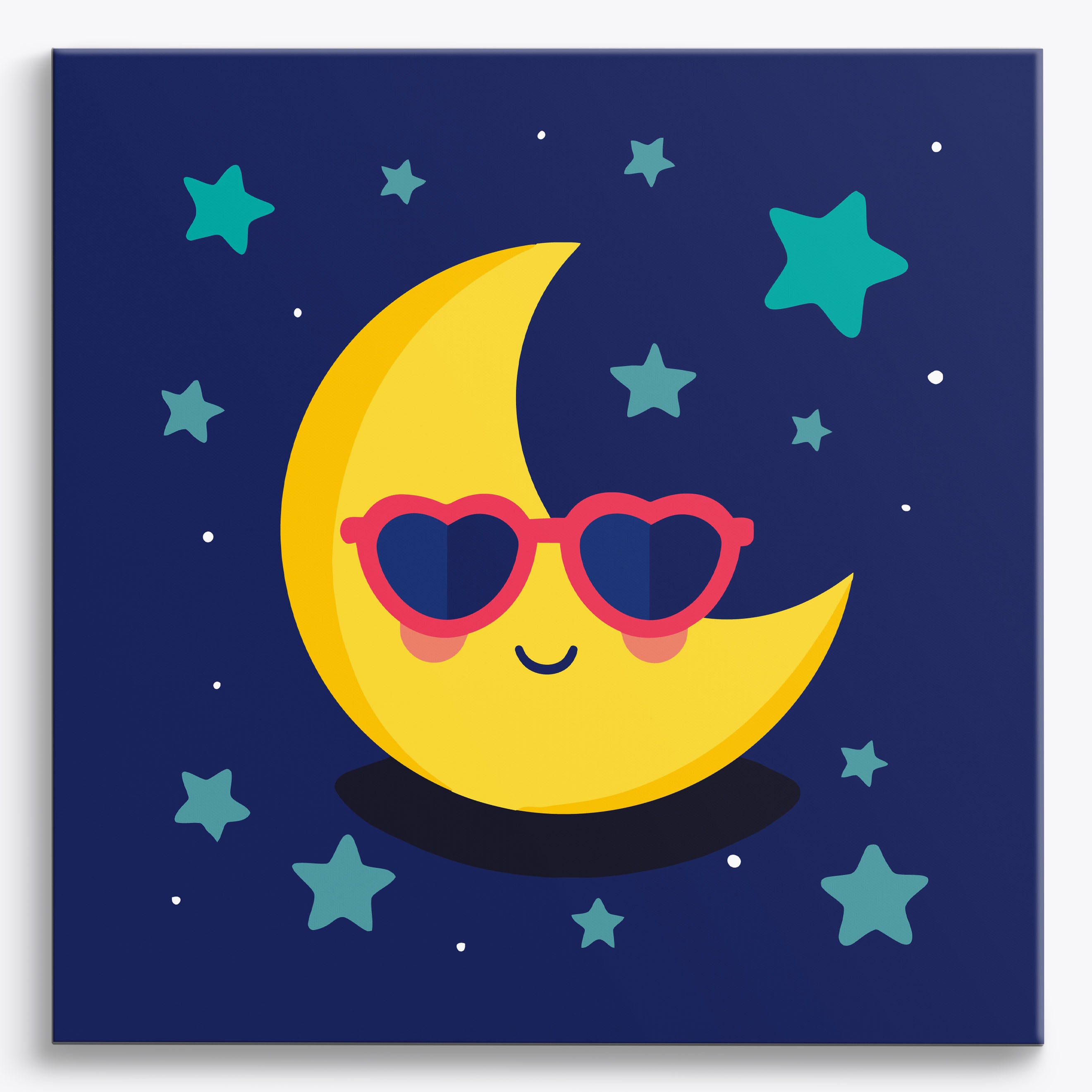 Starry Grin No Frame / 40x40cm