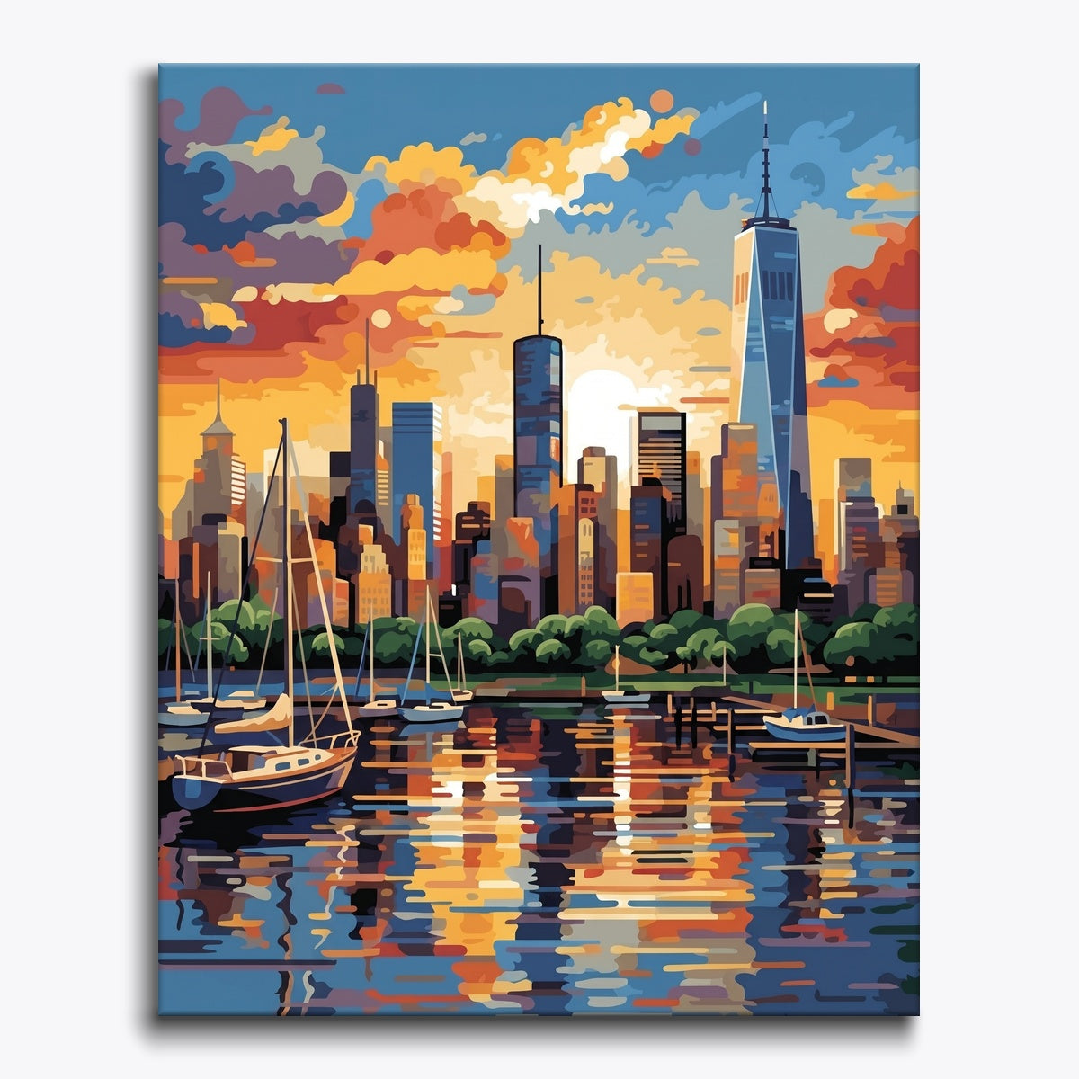 Sunset Cityscape