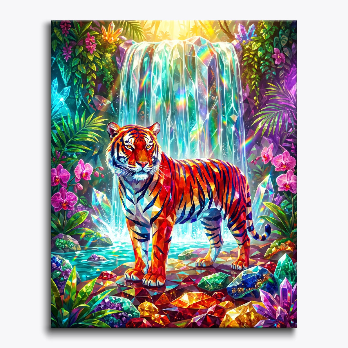Tiger at Prism Falls