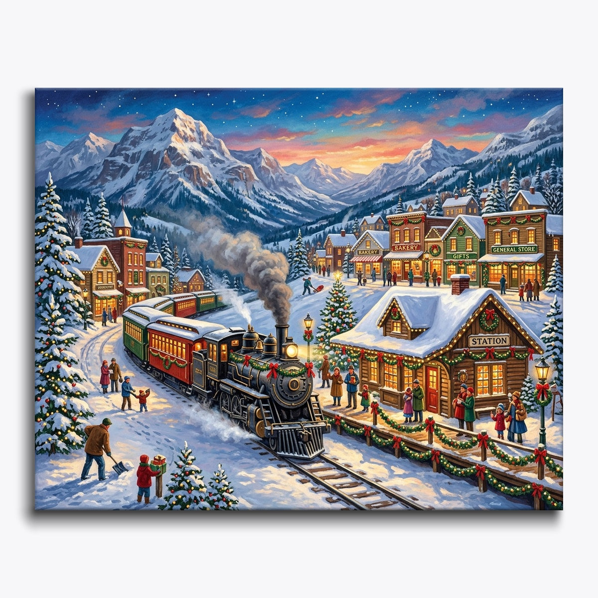 Twilight Snow Train